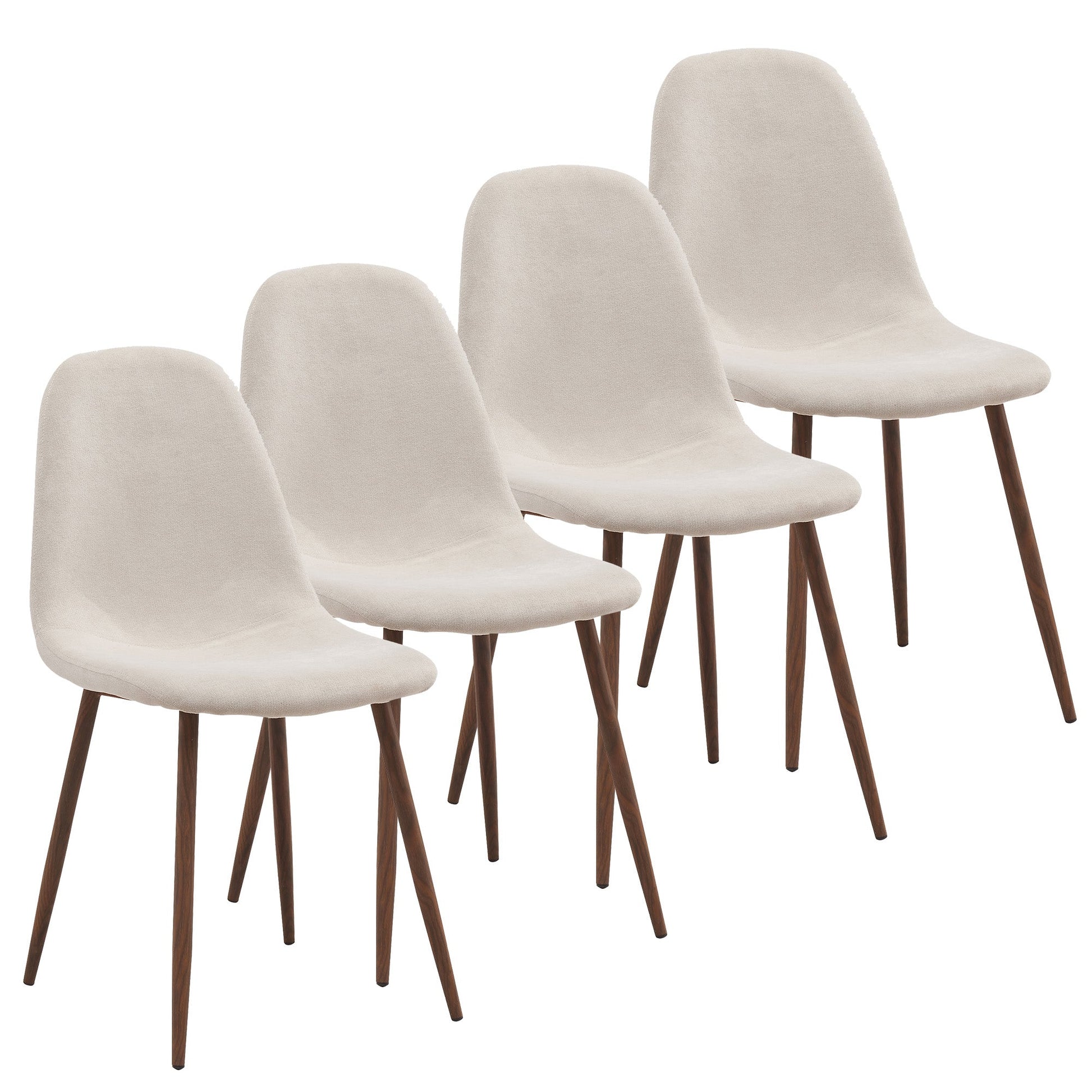 WorldwideLYNA - SIDE CHAIR FABRIC - BEIGE