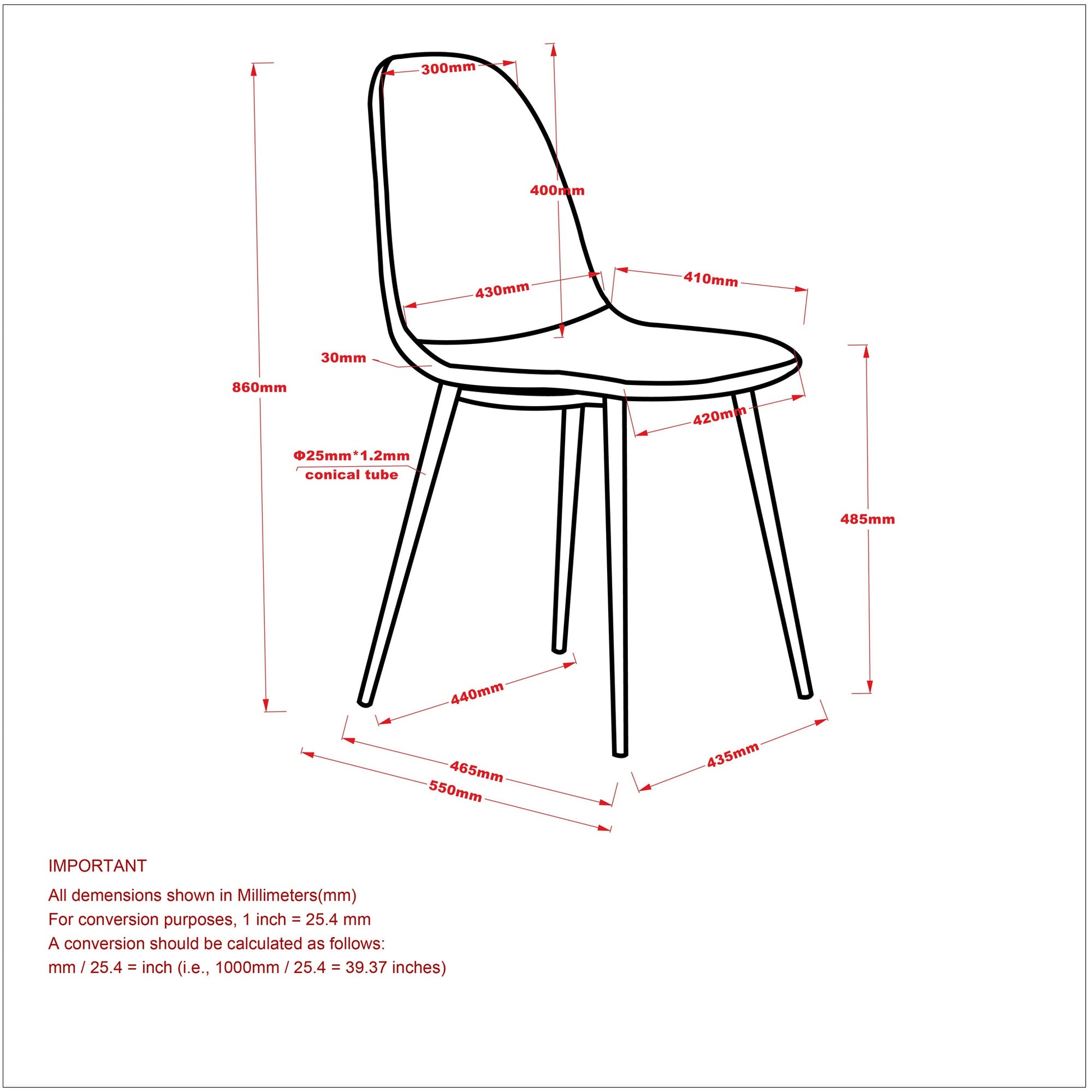 WorldwideLYNA - SIDE CHAIR FABRIC - BEIGE