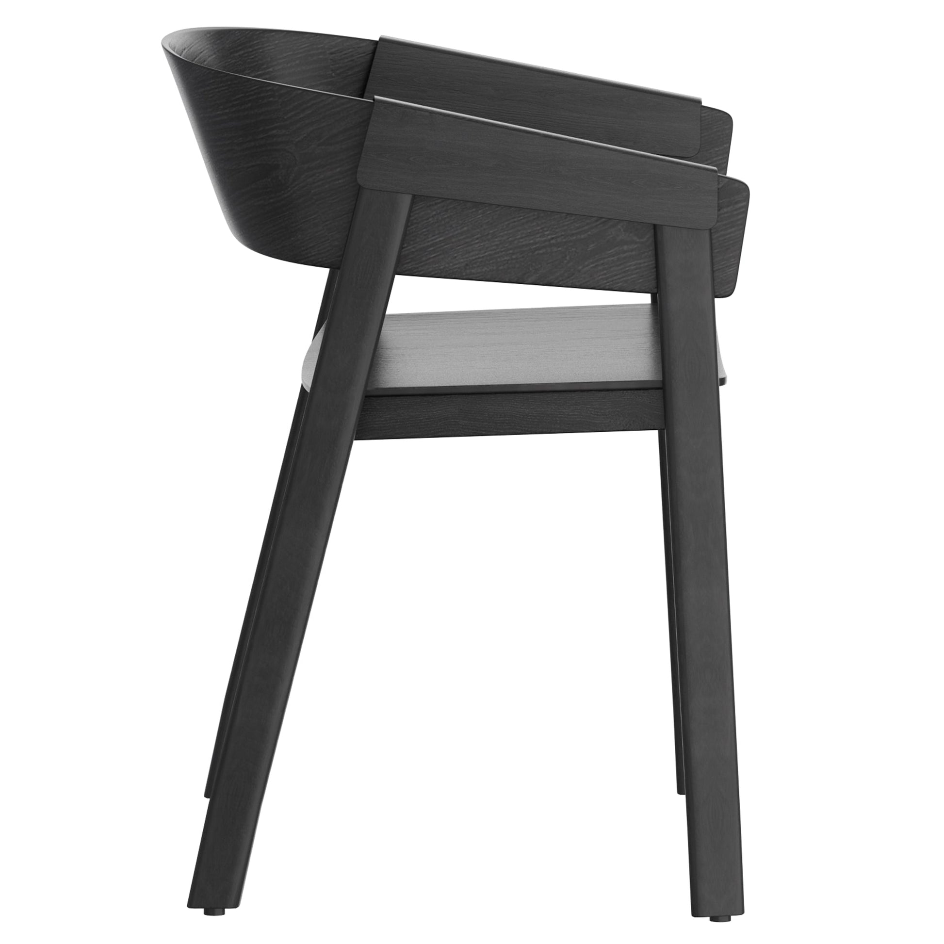 WorldwideMATEO - KONTRACT CHAIR - BLACK