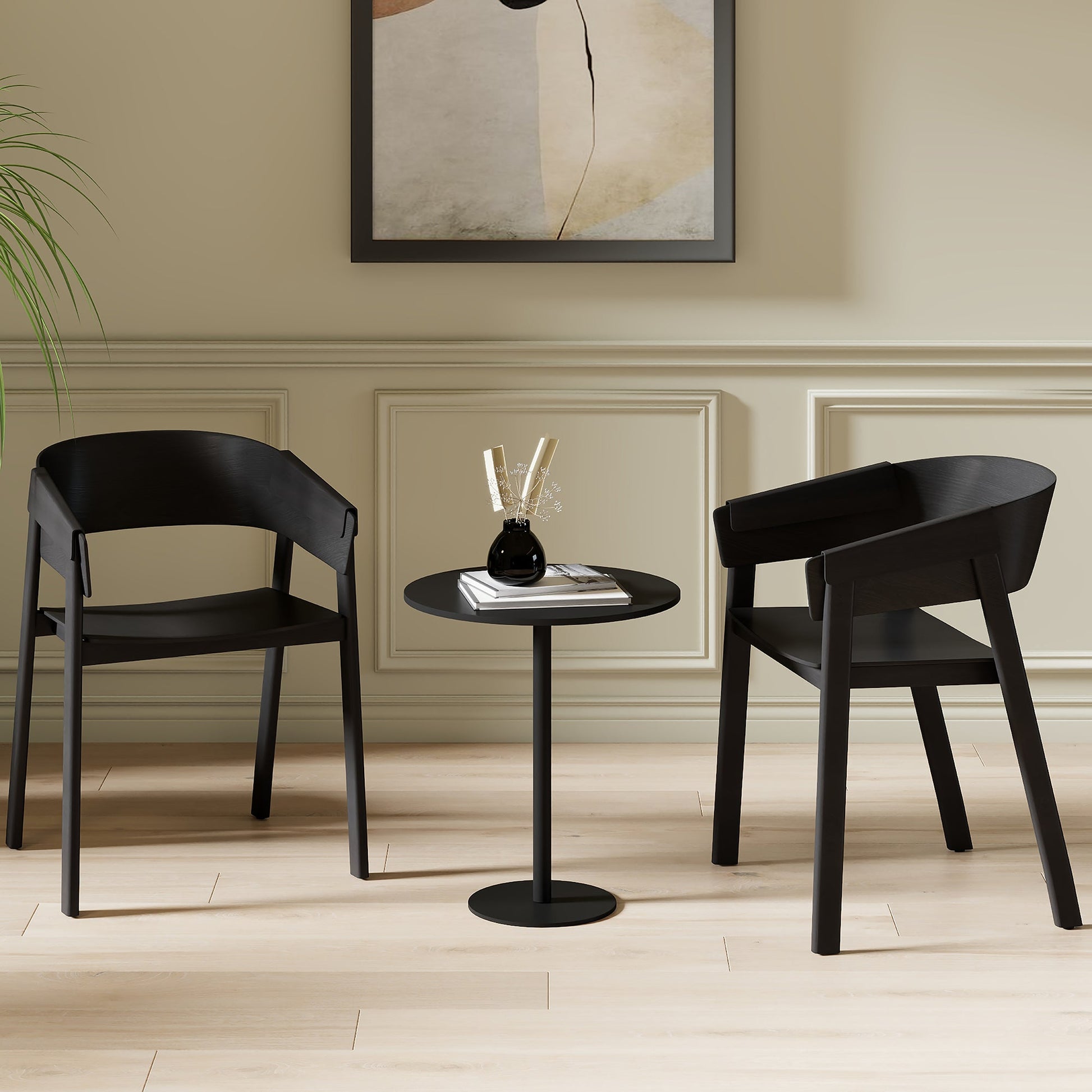 WorldwideMATEO - KONTRACT CHAIR - BLACK