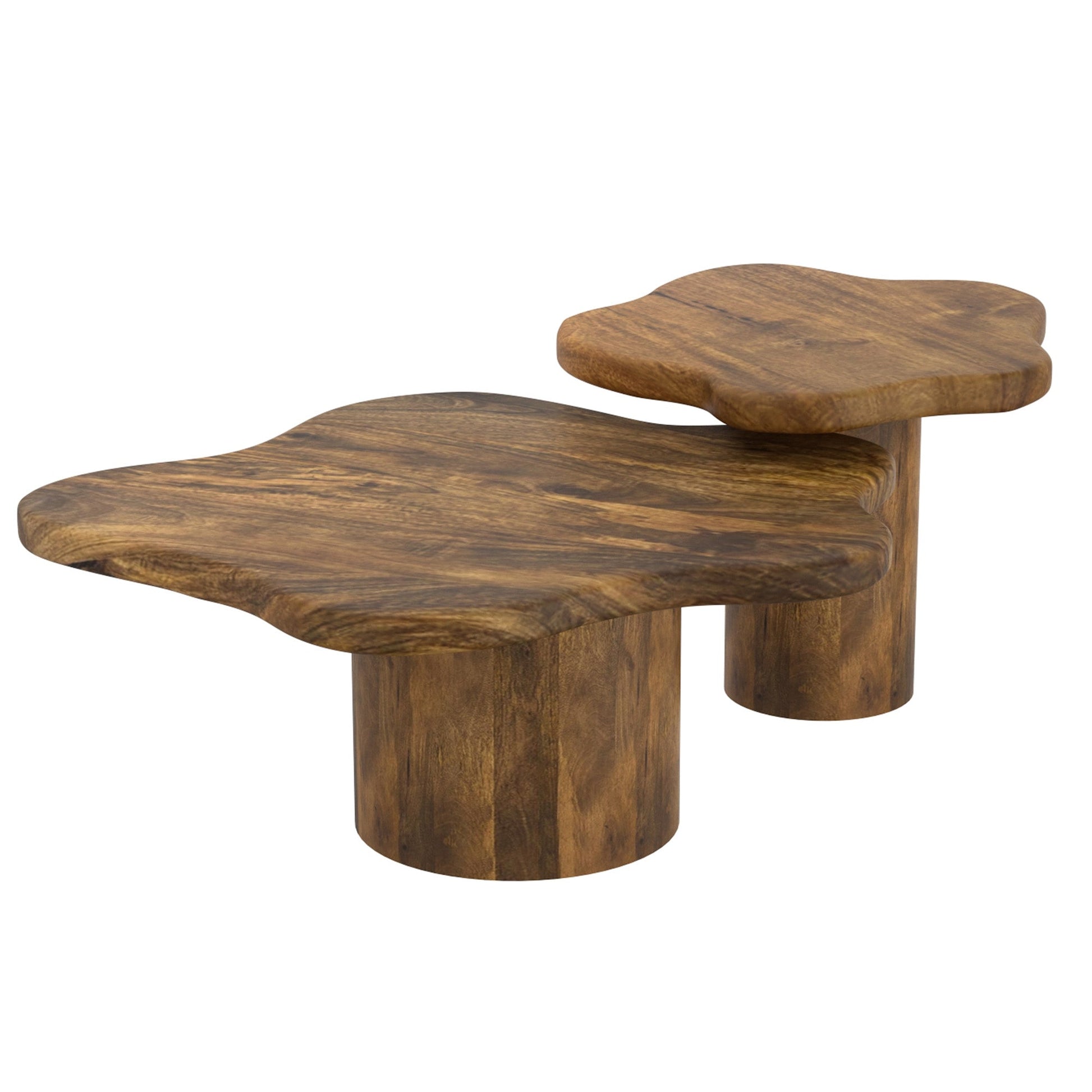 WorldwideMAYAL - 2PC COFFEE TABLE SET - WALNUT
