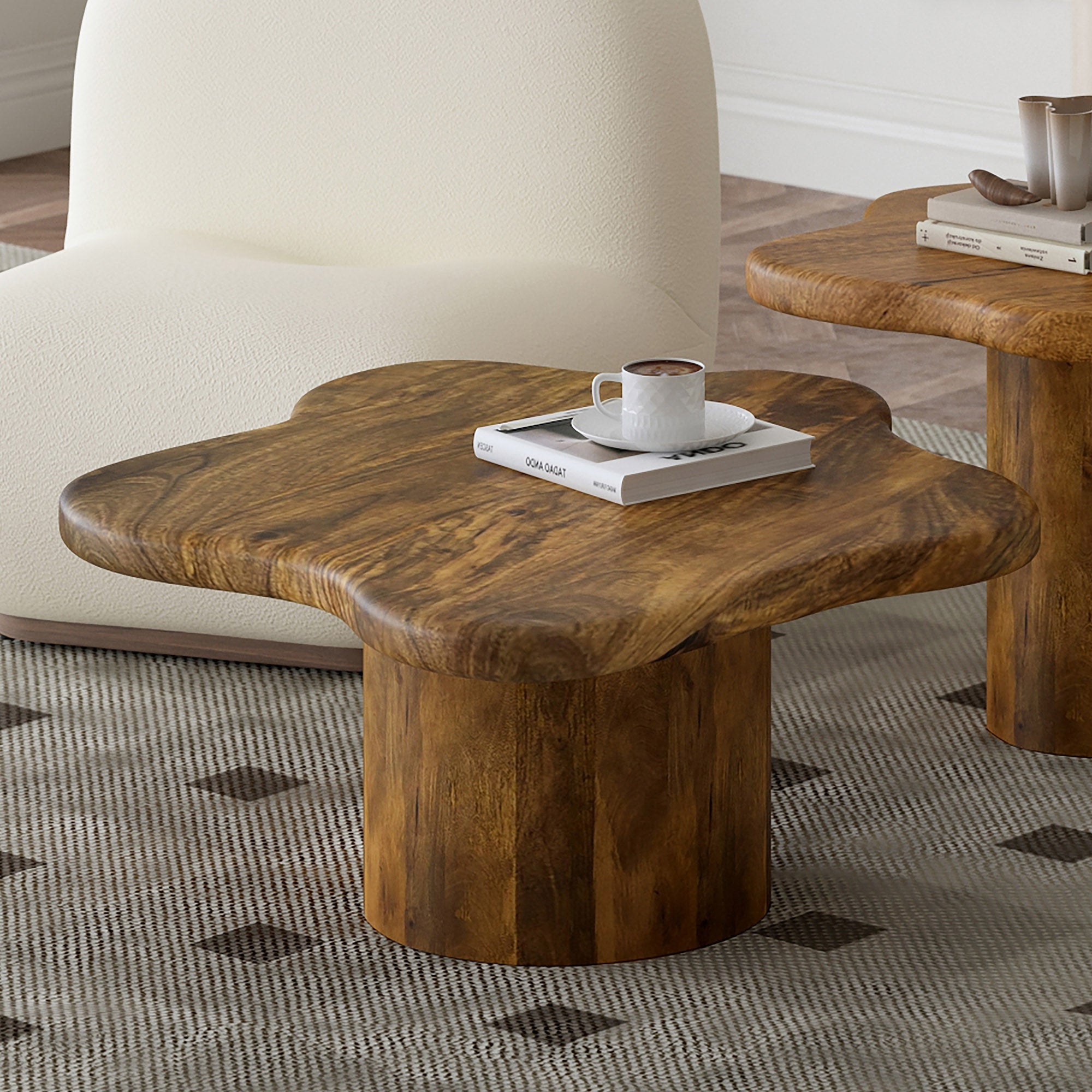 WorldwideMAYAL - COFFEE TABLE SMALL - WALNUT