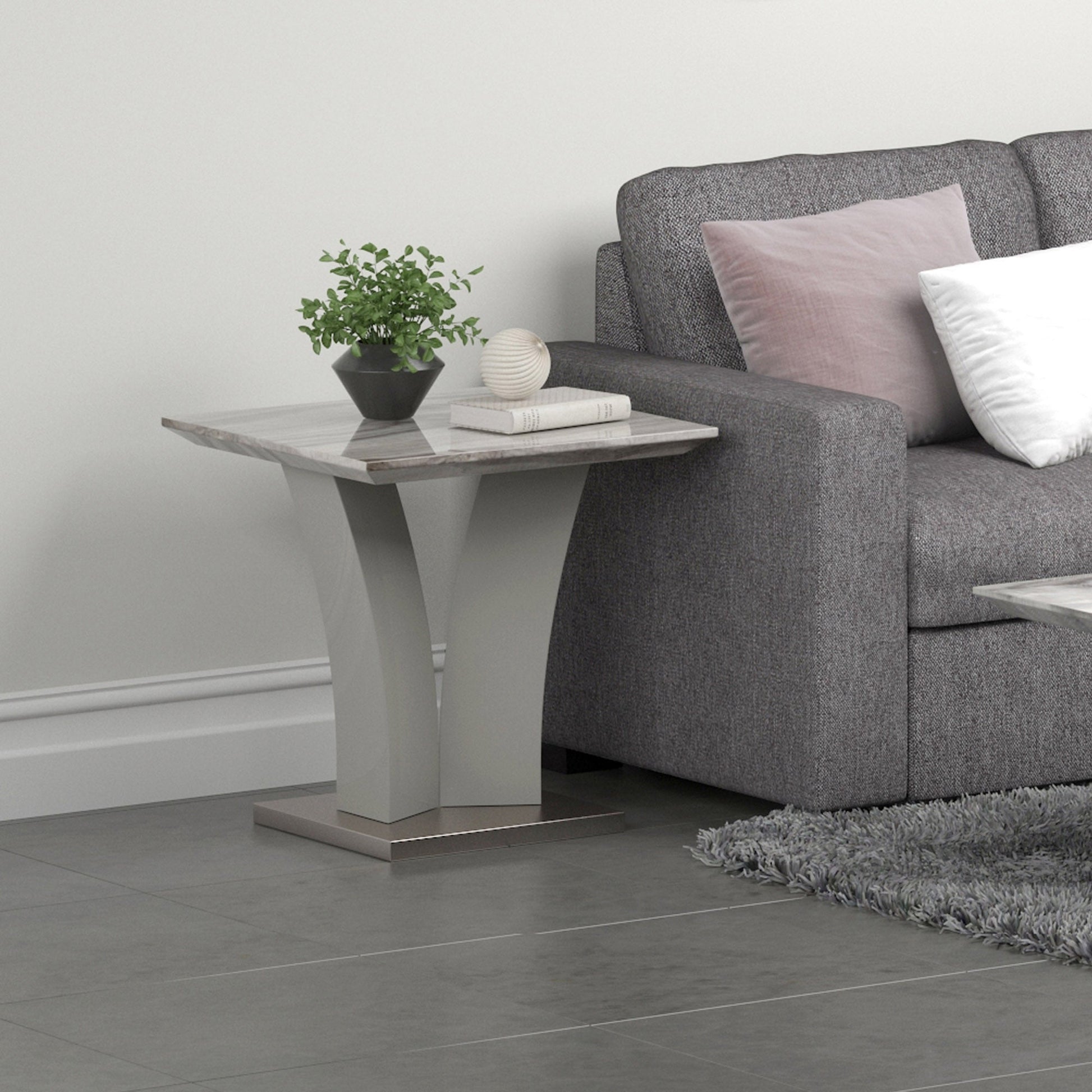 WorldwideNAPOLI - ACCENT TABLE - GREY