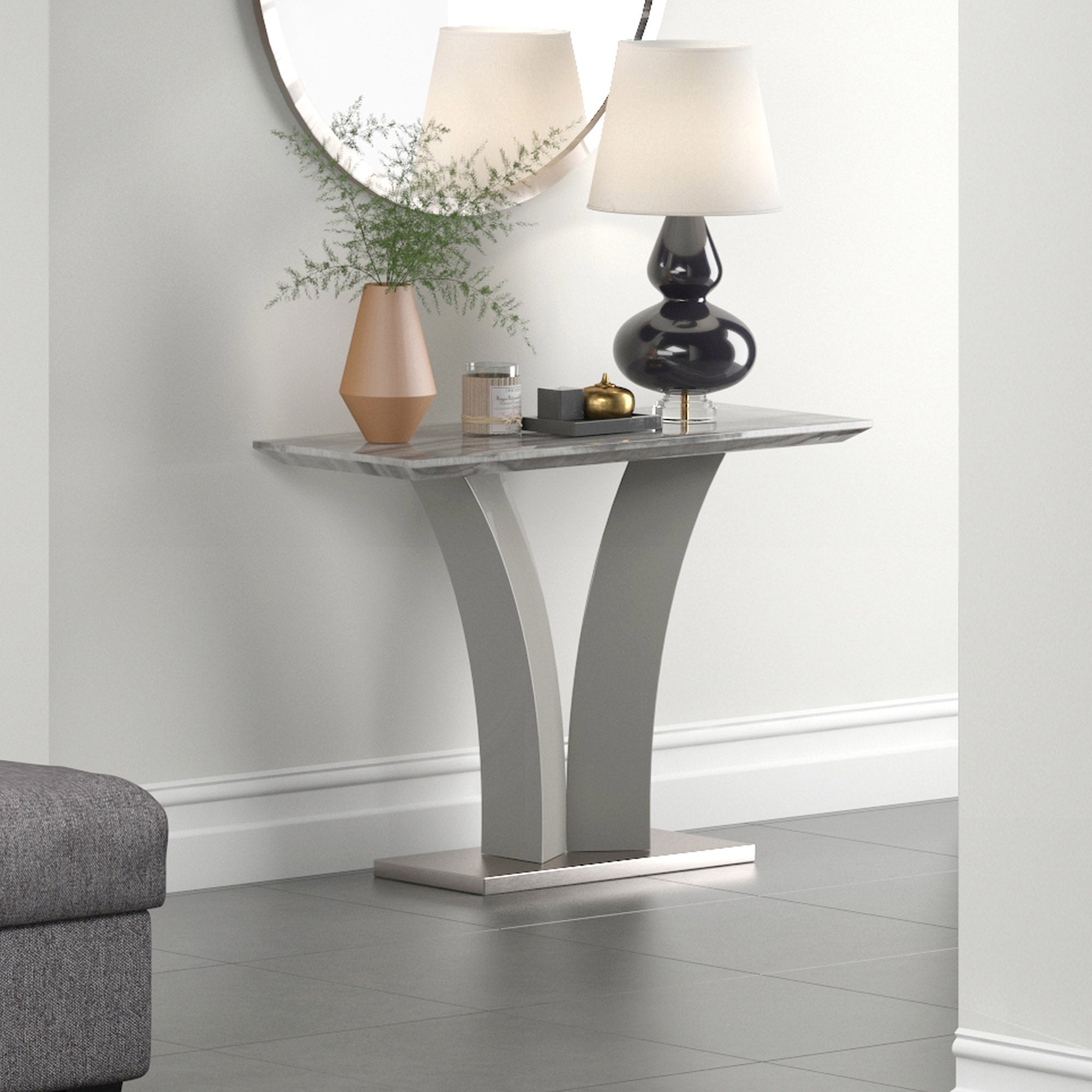 WorldwideNAPOLI - CONSOLE TABLE - GREY