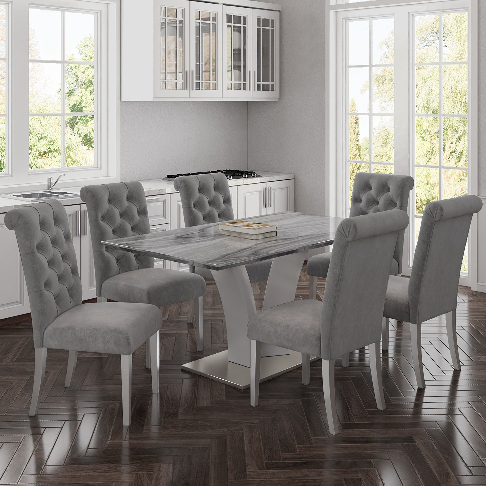 WorldwideNAPOLI - DINING TABLE - GREY
