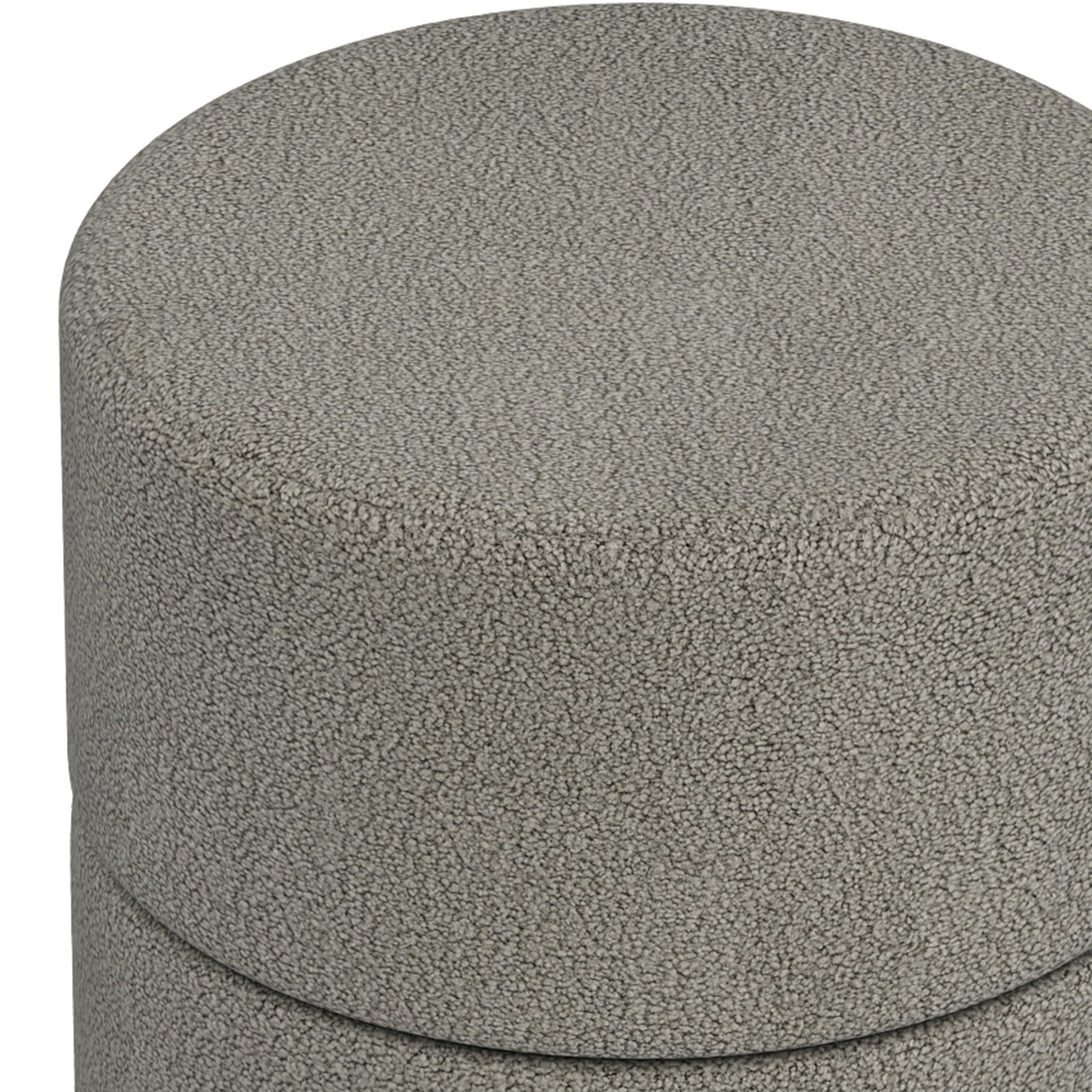 WorldwideNOVAR - ROUND SWIVEL OTTOMAN - WARM GREY