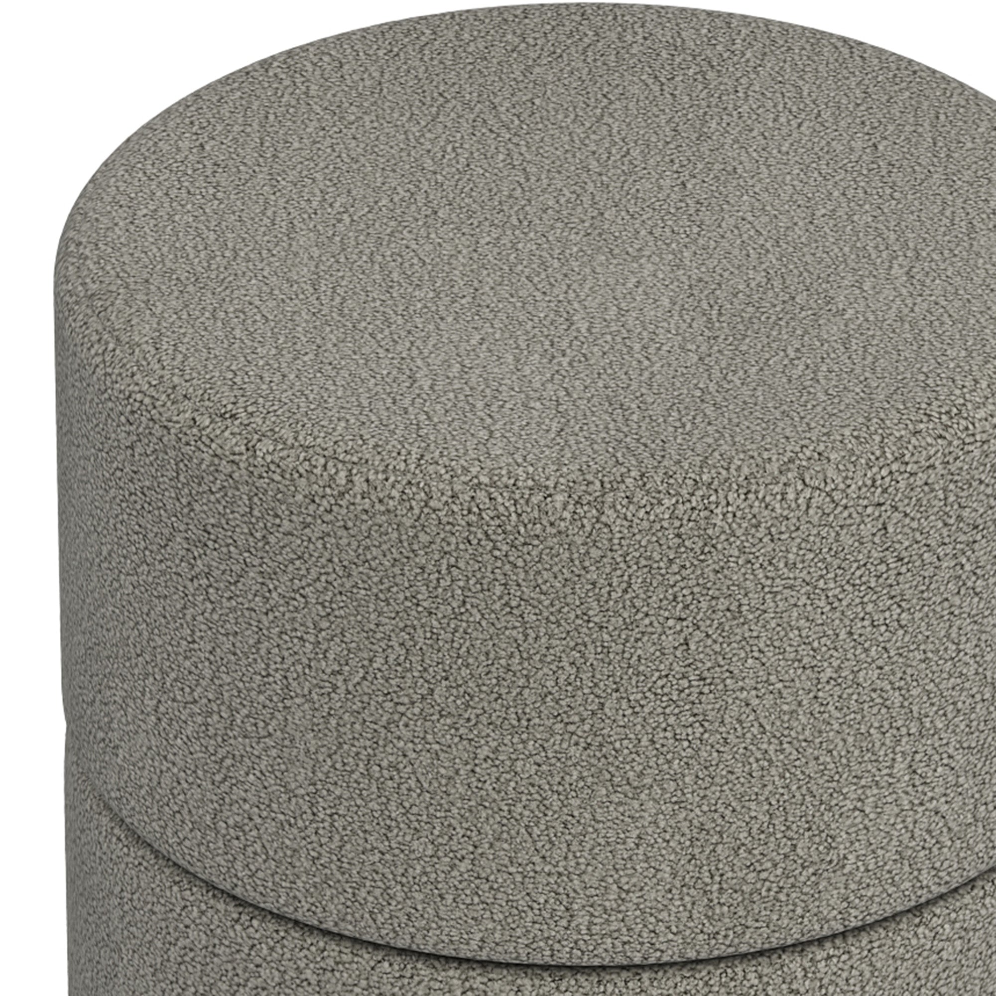WorldwideNOVAR - ROUND SWIVEL OTTOMAN - WARM GREY