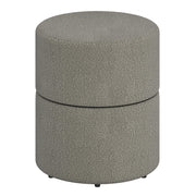 WorldwideNOVAR - ROUND SWIVEL OTTOMAN - WARM GREY