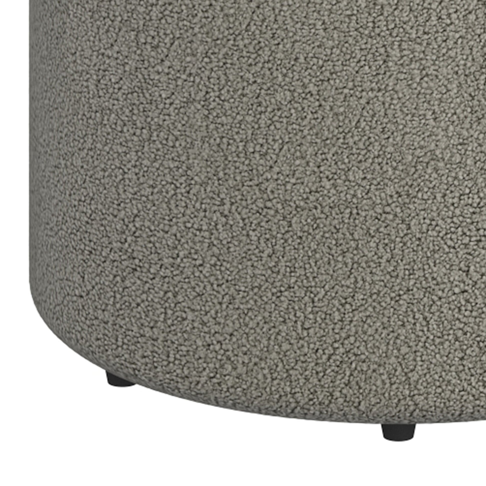 WorldwideNOVAR - ROUND SWIVEL OTTOMAN - WARM GREY