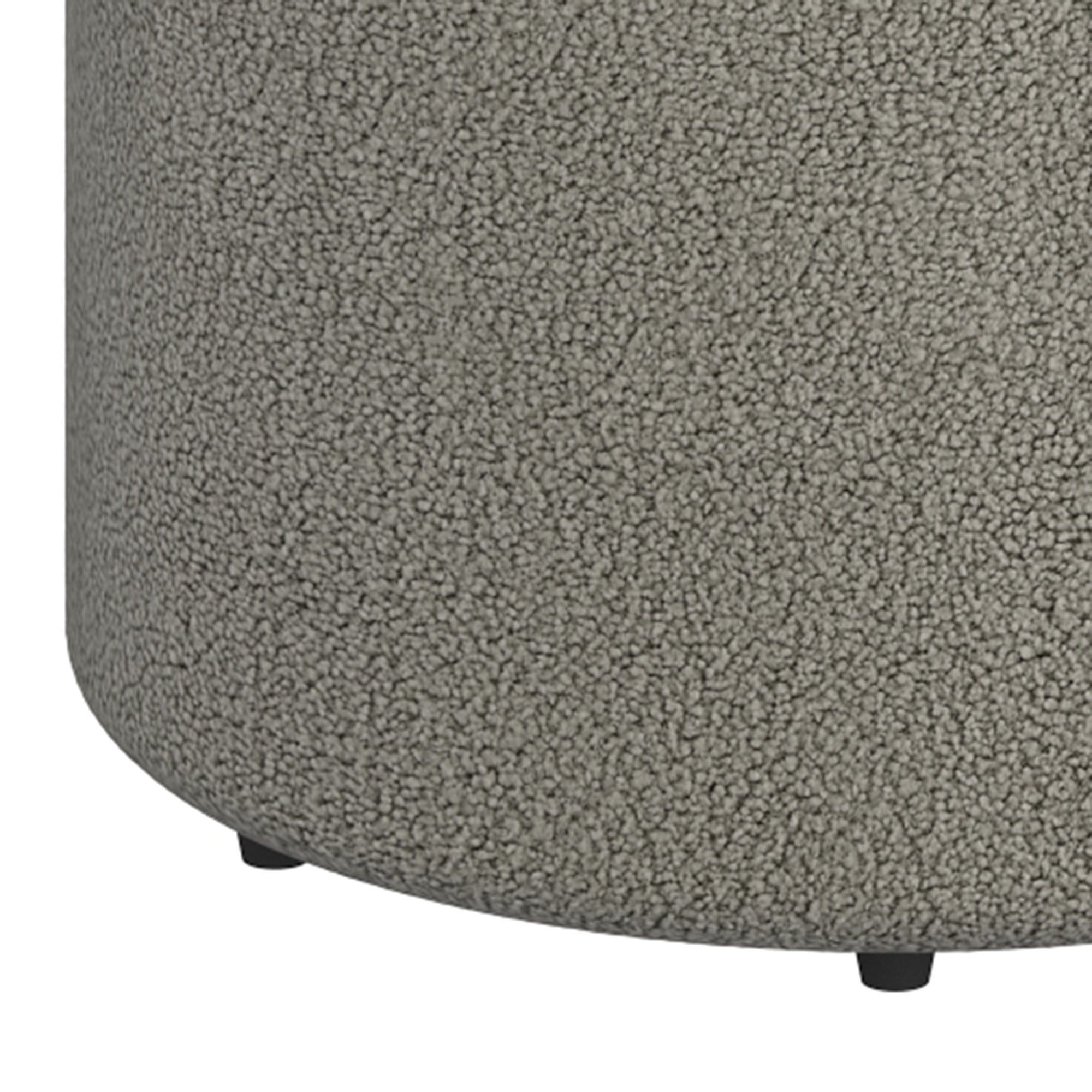 WorldwideNOVAR - ROUND SWIVEL OTTOMAN - WARM GREY