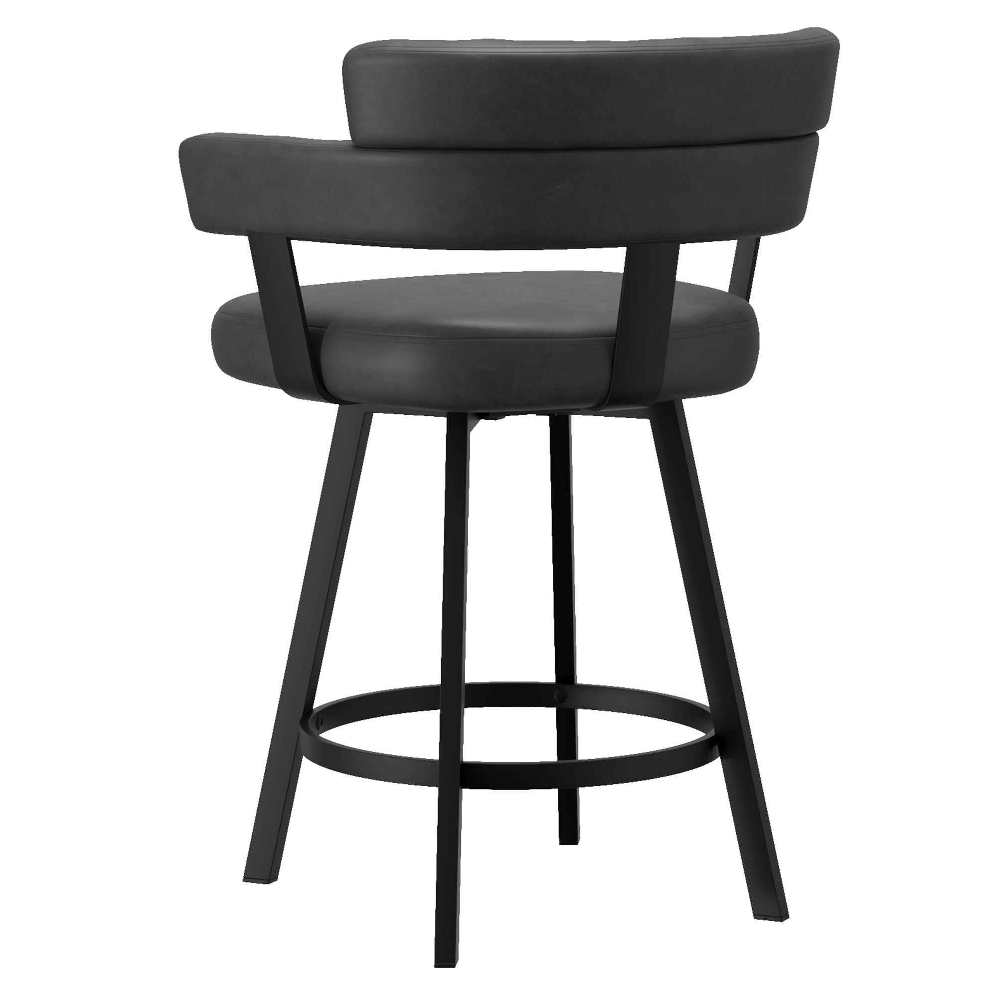 WorldwideOBERON - 26" COUNTER STOOL - CHARCOAL