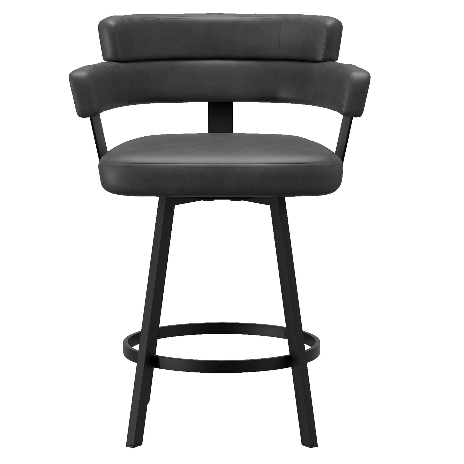 WorldwideOBERON - 26" COUNTER STOOL - CHARCOAL