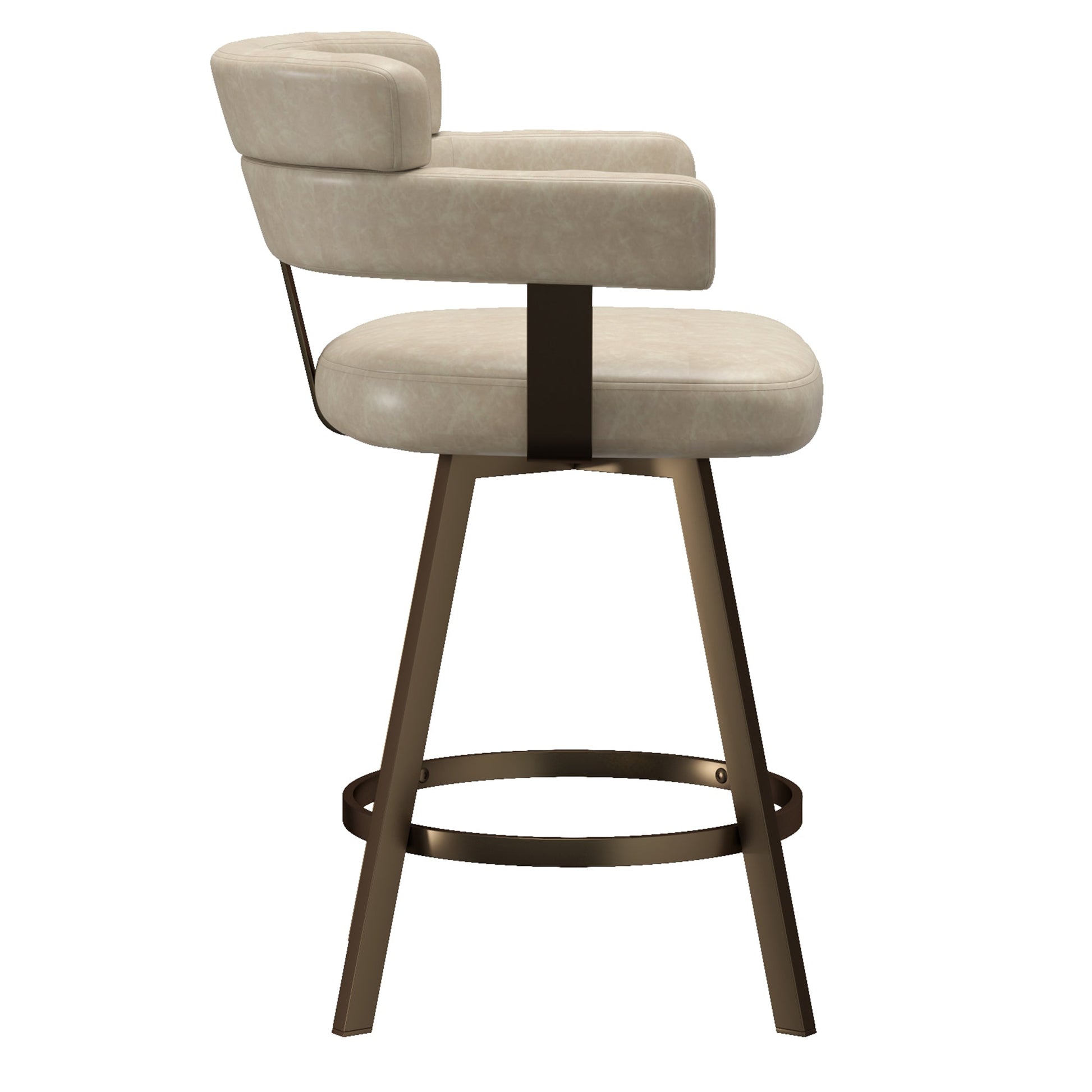 WorldwideOBERON - 26" COUNTER STOOL - IVORY