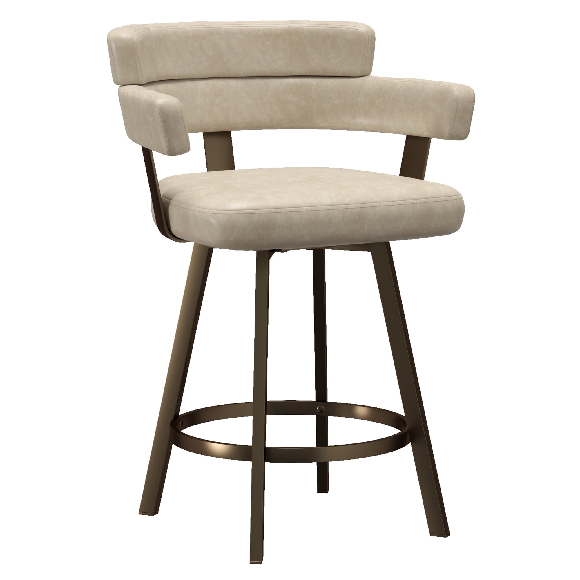 WorldwideOBERON - 26" COUNTER STOOL - IVORY