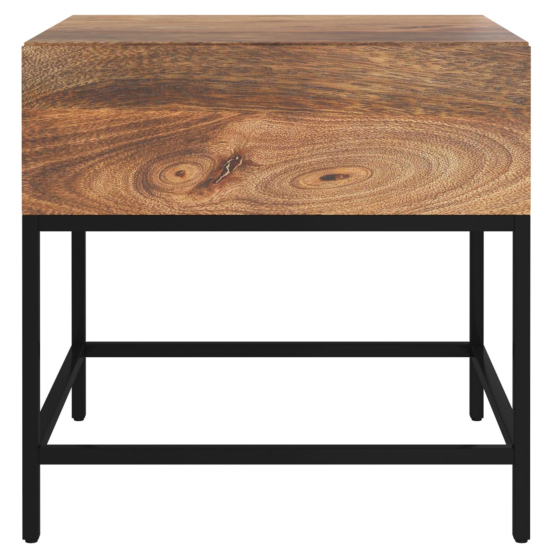 WorldwideOJAS - ACCENT TABLE - NATURAL BURNT