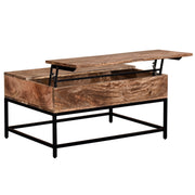 WorldwideOJAS - LIFT - TOP COFFEE TABLE - NATURAL BURNT