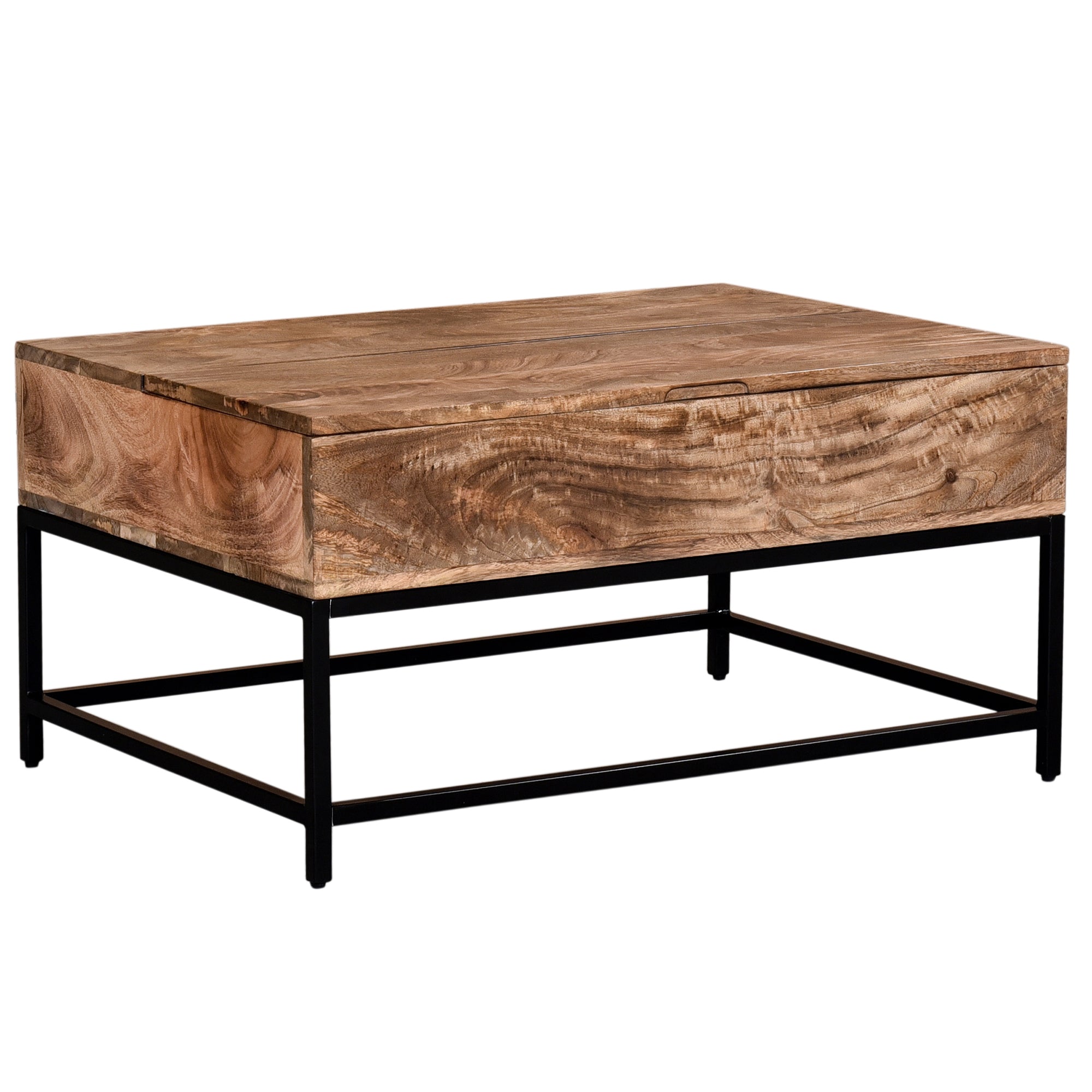 WorldwideOJAS - LIFT - TOP COFFEE TABLE - NATURAL BURNT