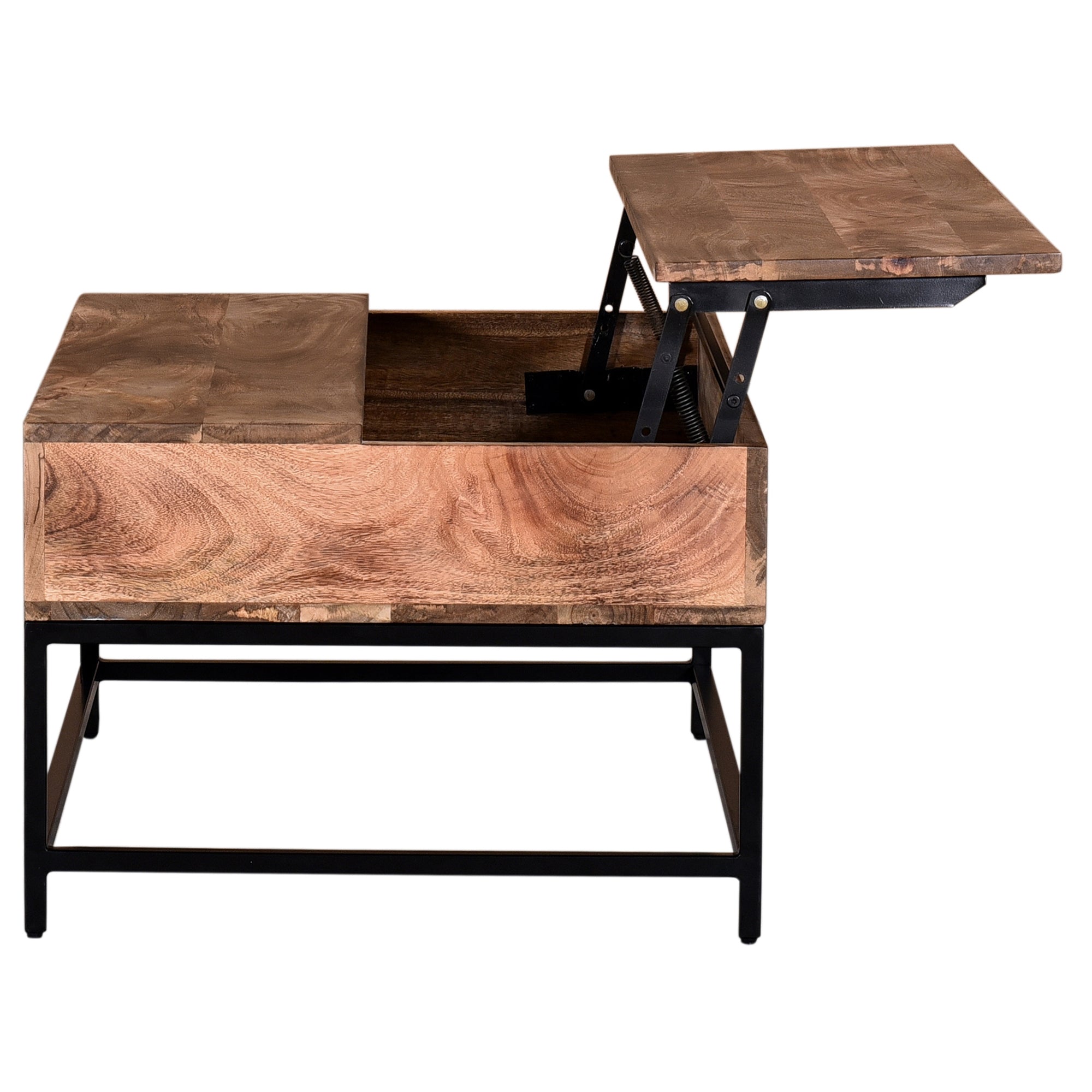 WorldwideOJAS - LIFT - TOP COFFEE TABLE - NATURAL BURNT