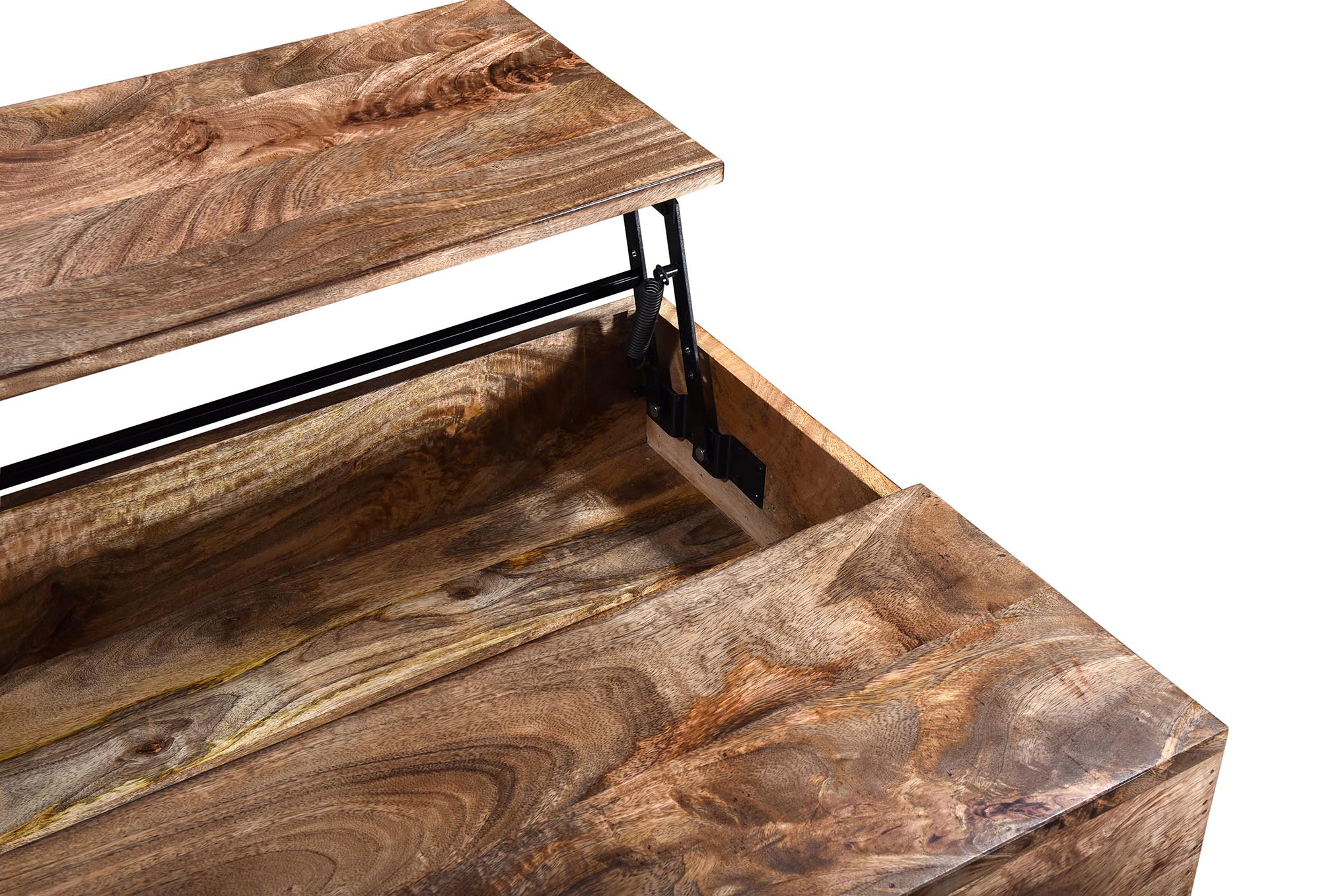 WorldwideOJAS - LIFT - TOP COFFEE TABLE - NATURAL BURNT
