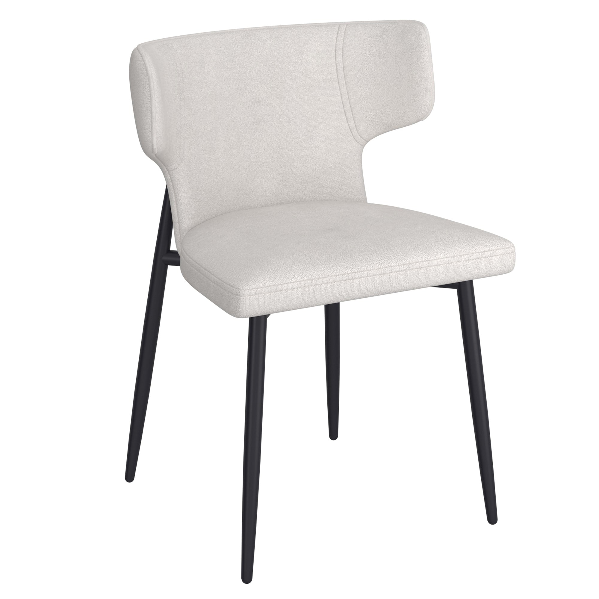 WorldwideOLIS - SIDE CHAIR FABRIC - BEIGE