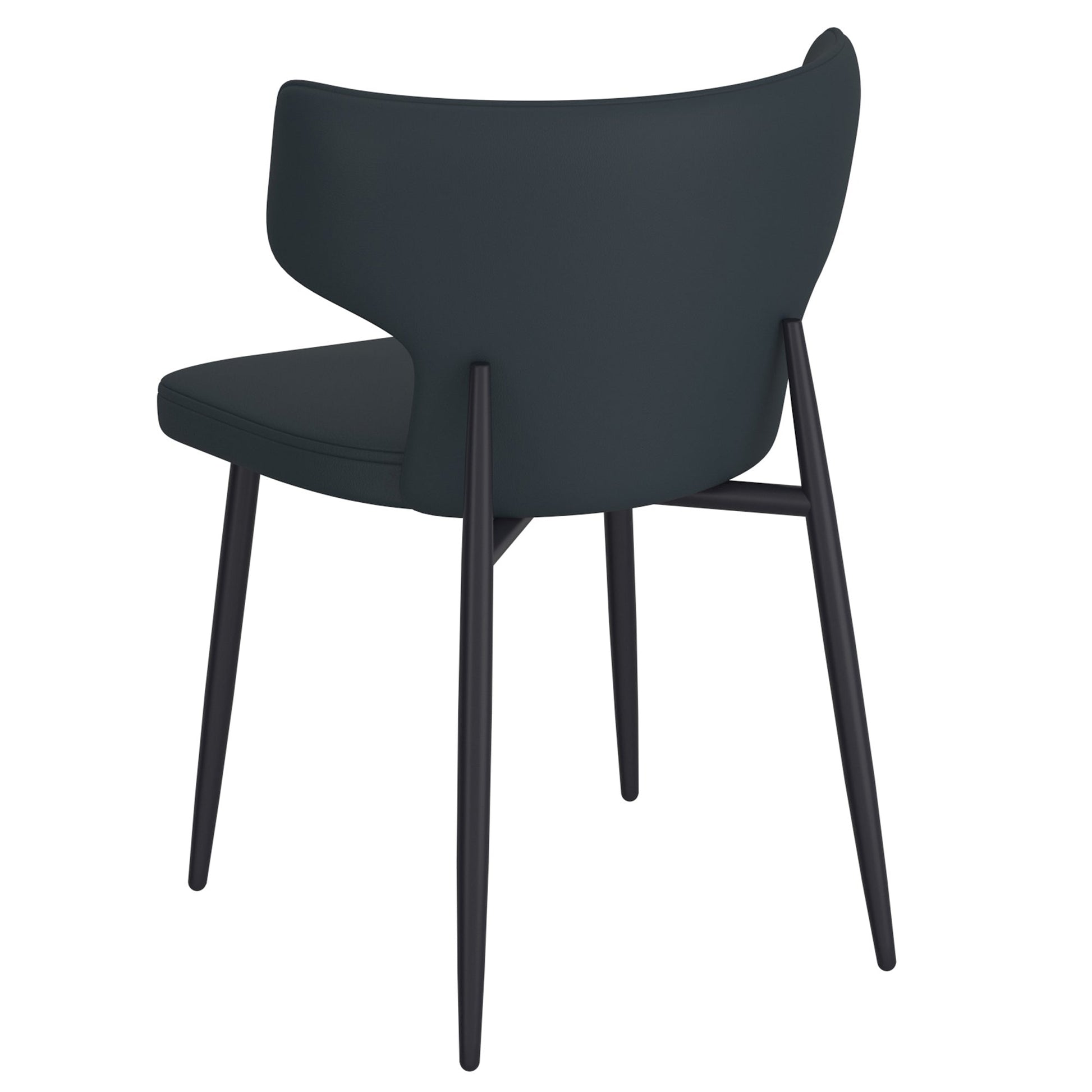 WorldwideOLIS - SIDE CHAIR PU - BLACK