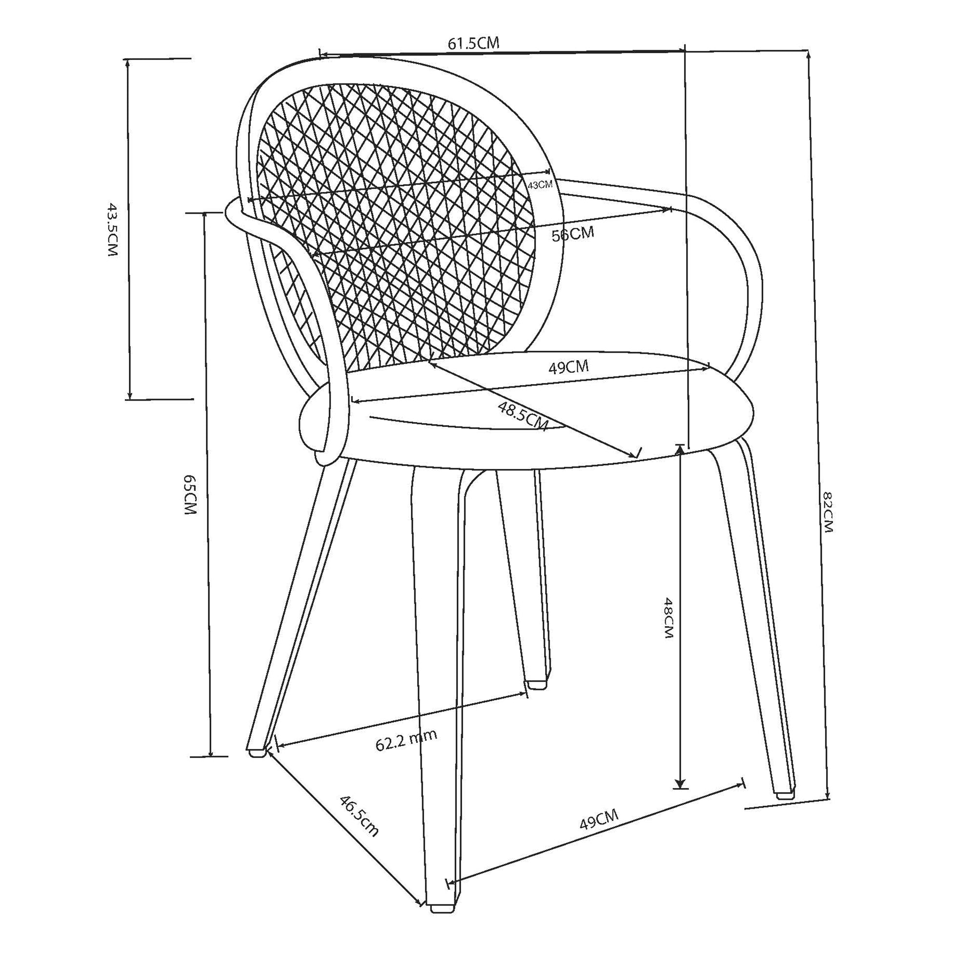WorldwideORIAS - DINING CHAIR - LIGHT OAK