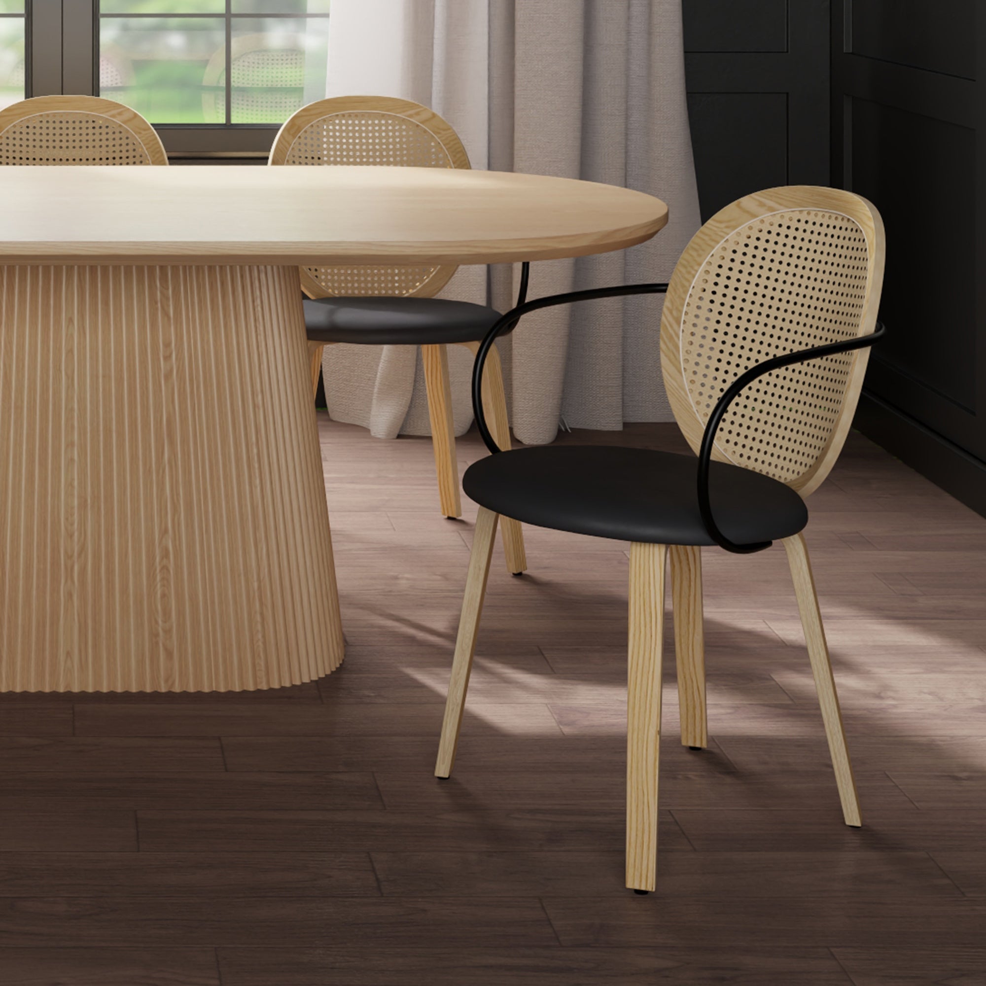WorldwideORIAS - DINING CHAIR - LIGHT OAK
