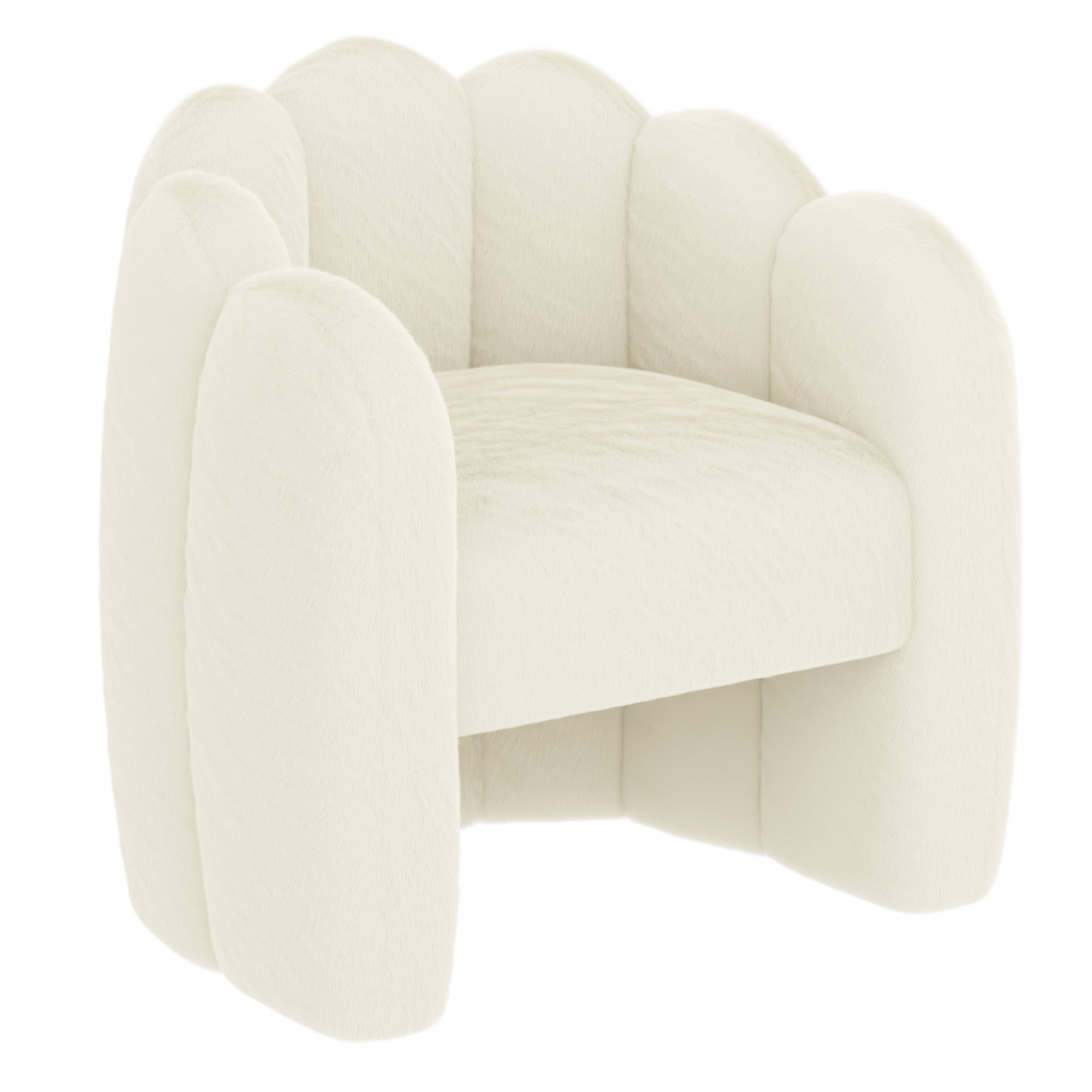 WorldwidePANDORA - ACCENT CHAIR - IVORY