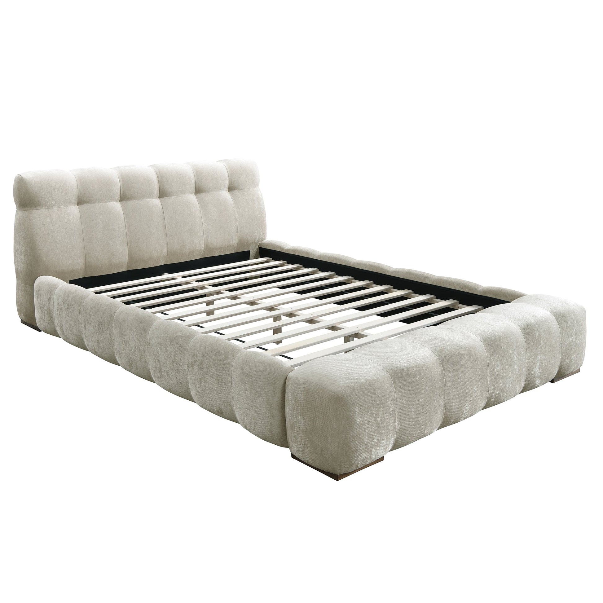 WorldwidePASHA - 60" PLATFORM BED - BEIGE PEARL