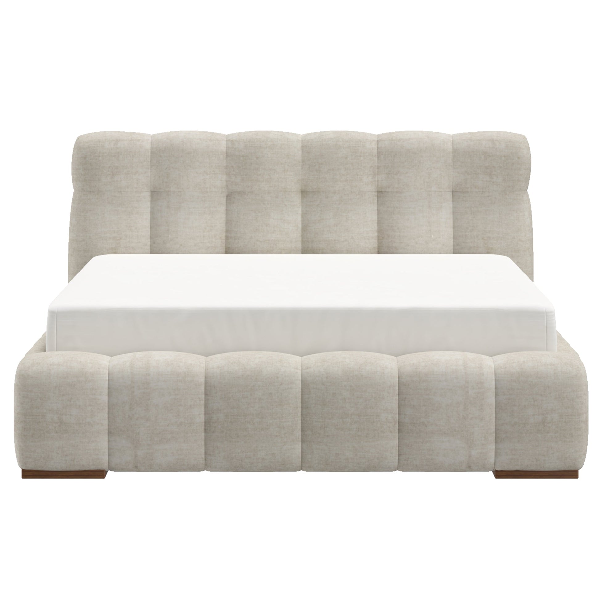 WorldwidePASHA - 60" PLATFORM BED - BEIGE PEARL