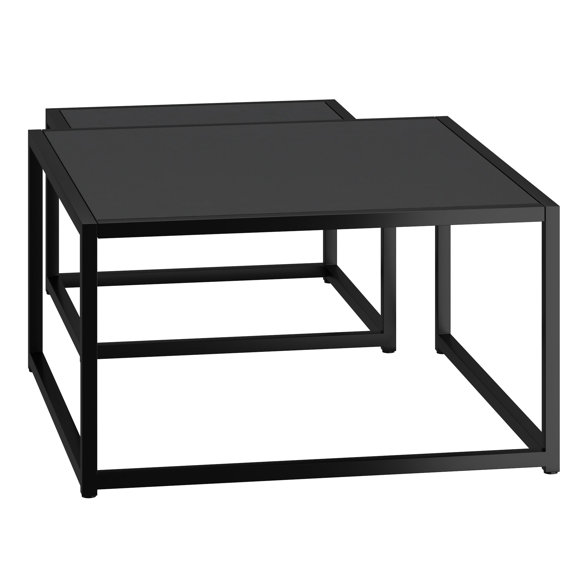WorldwideQUINN - 2PC COFFEE TABLE - BLACK