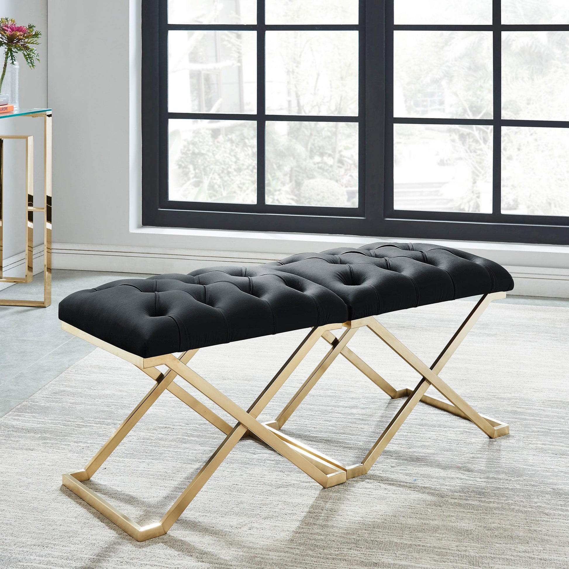 WorldwideRADA - SINGLE BENCH - BLACK/GOLD
