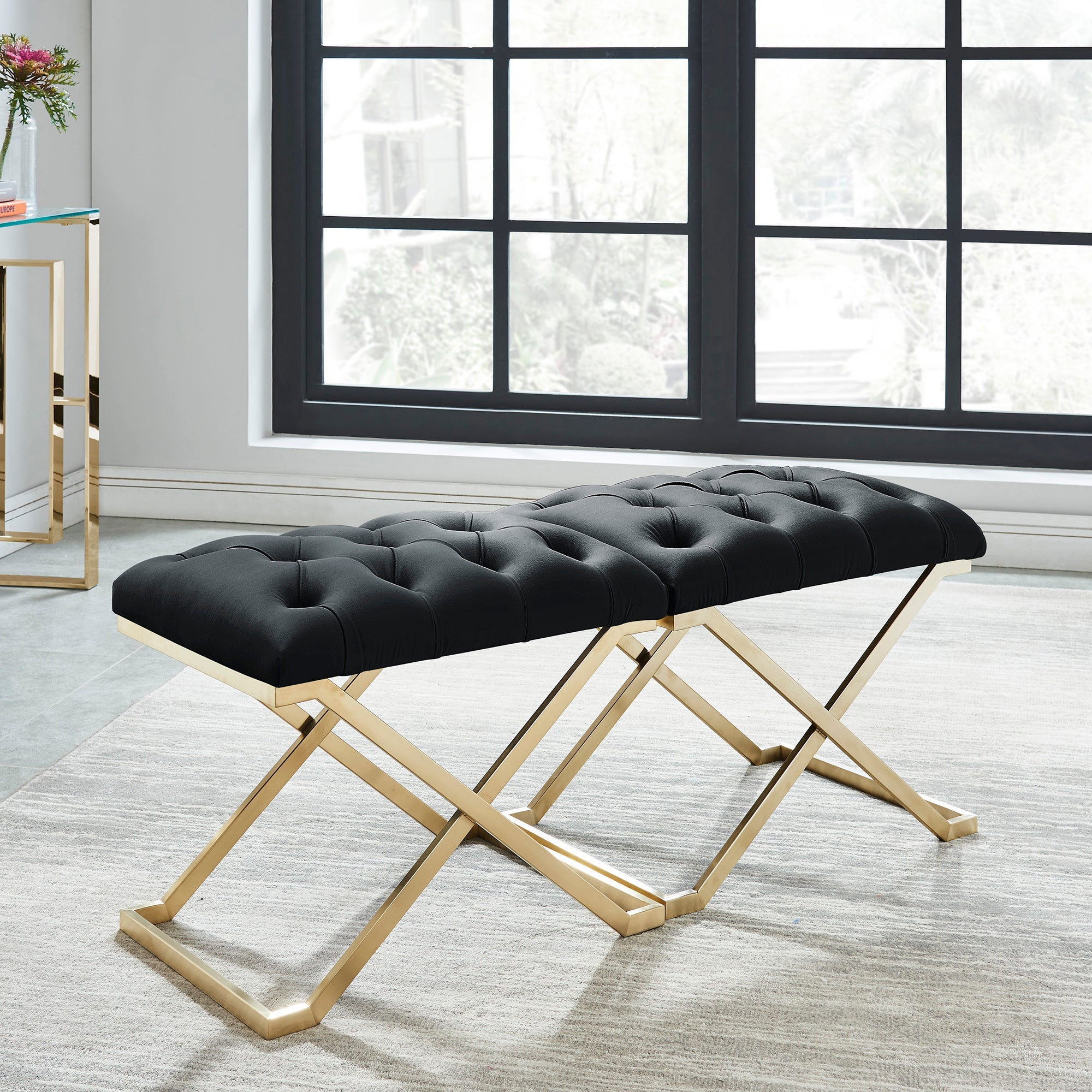 WorldwideRADA - SINGLE BENCH - BLACK/GOLD