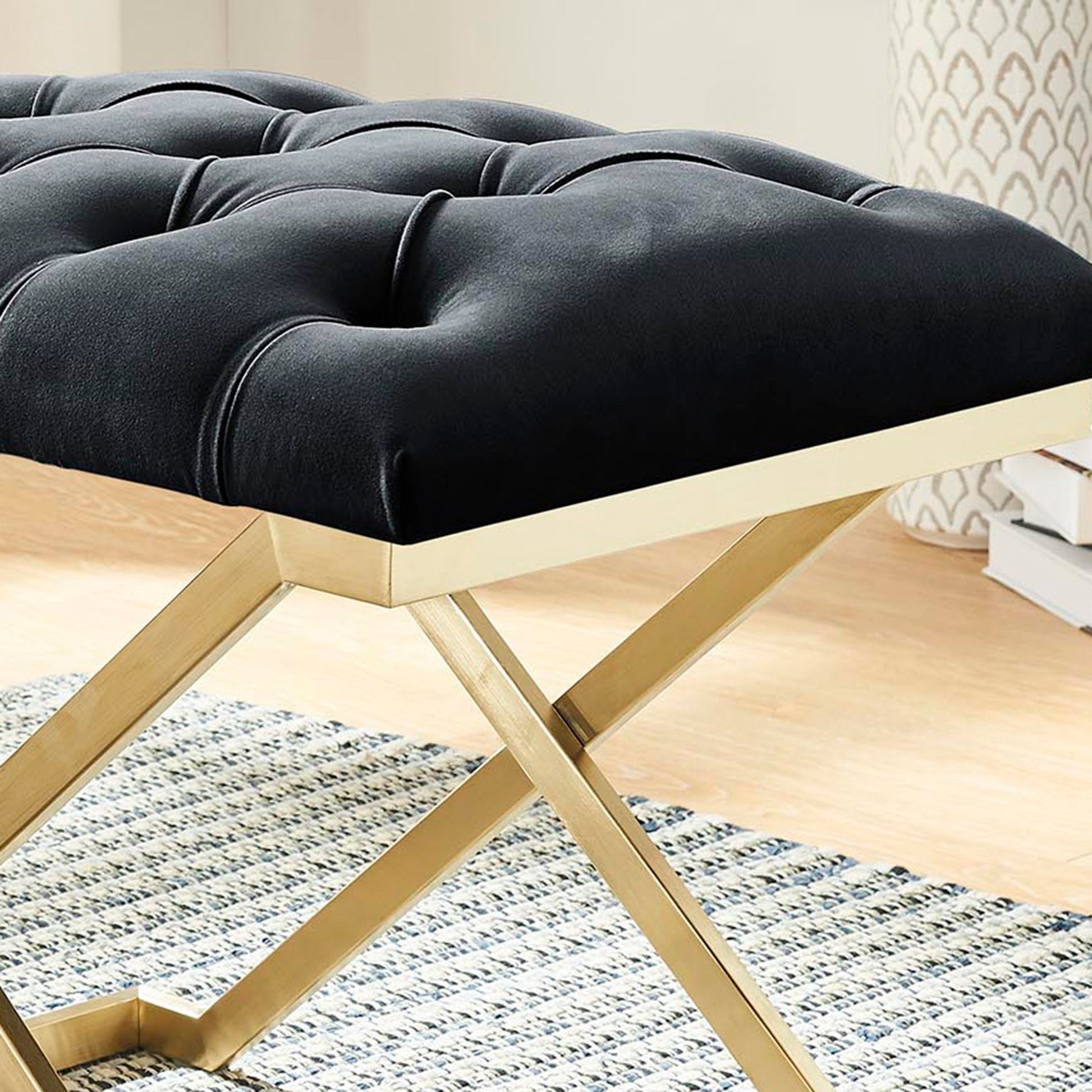 WorldwideRADA - SINGLE BENCH - BLACK/GOLD