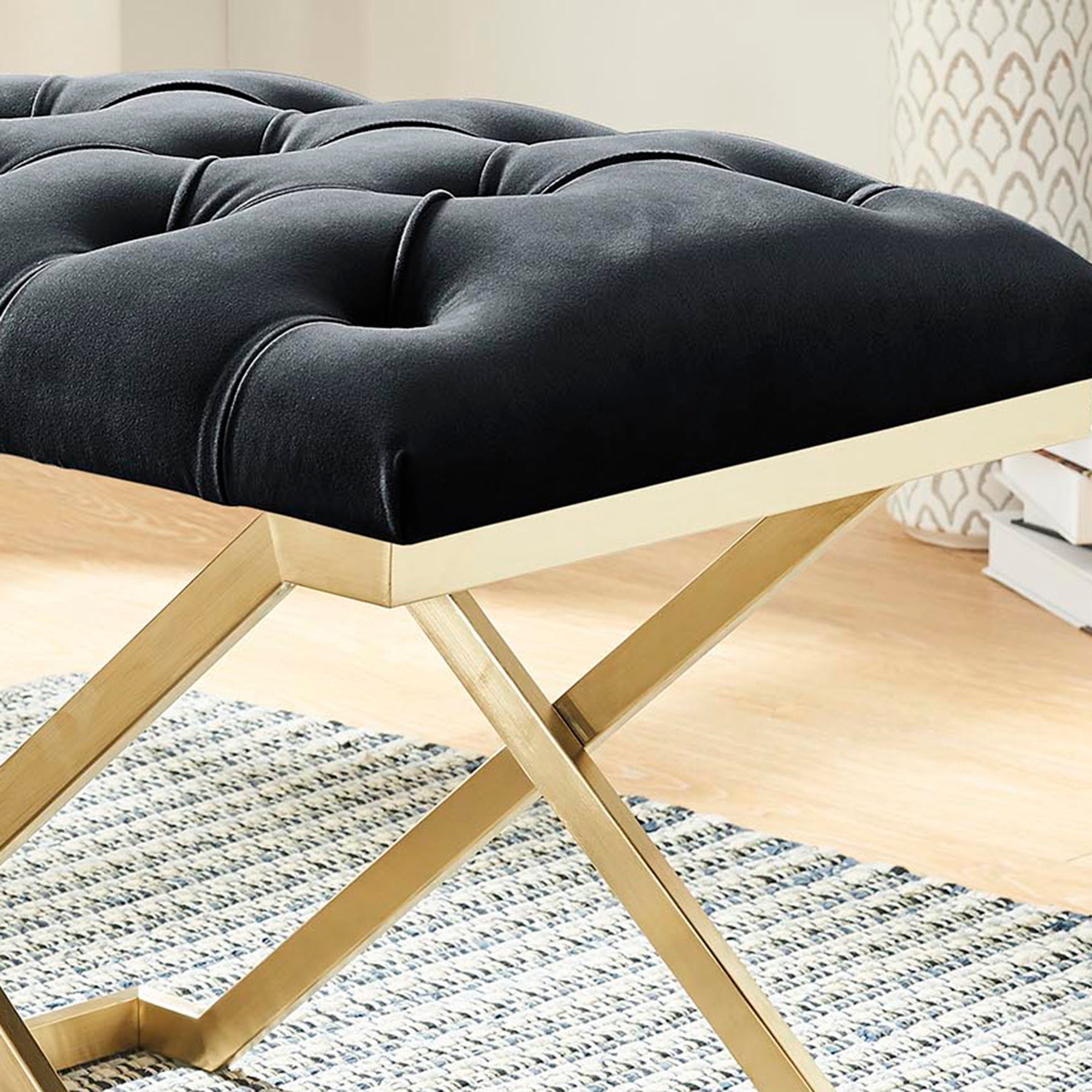 WorldwideRADA - SINGLE BENCH - BLACK/GOLD