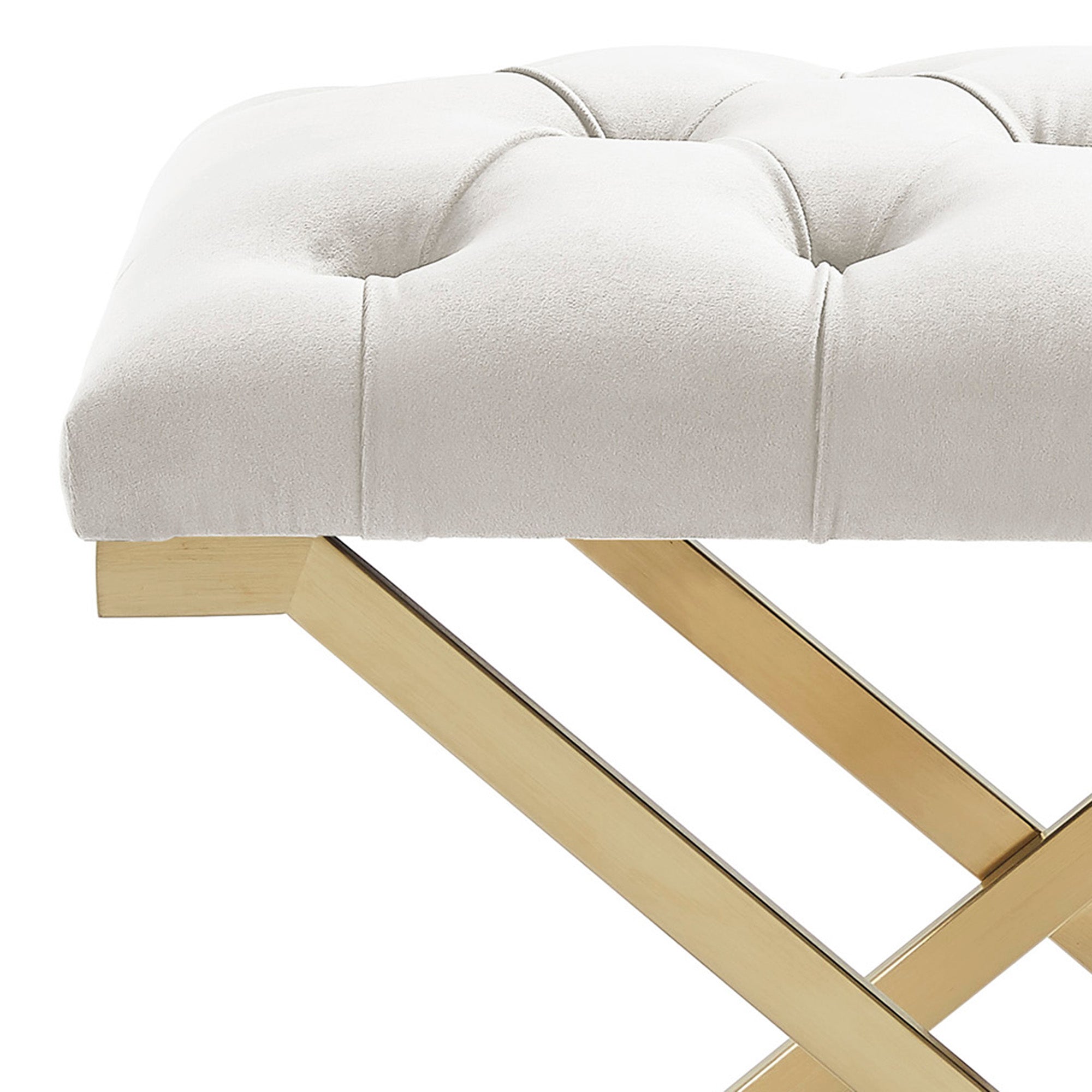 WorldwideRADA - SINGLE BENCH - IVORY/GOLD
