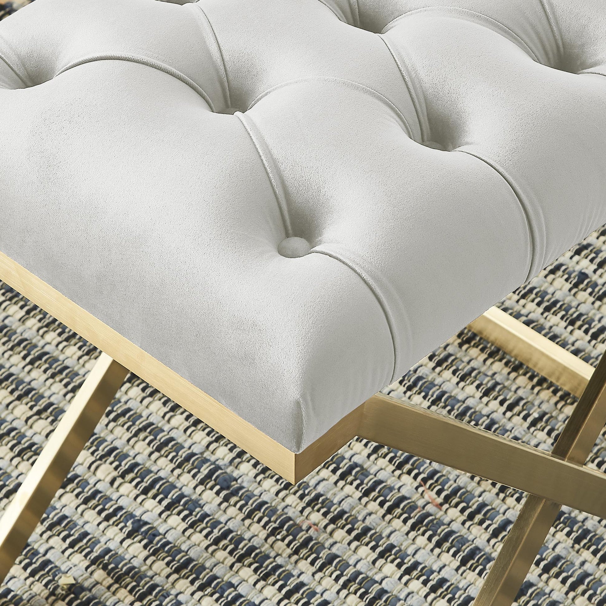 WorldwideRADA - SINGLE BENCH - IVORY/GOLD