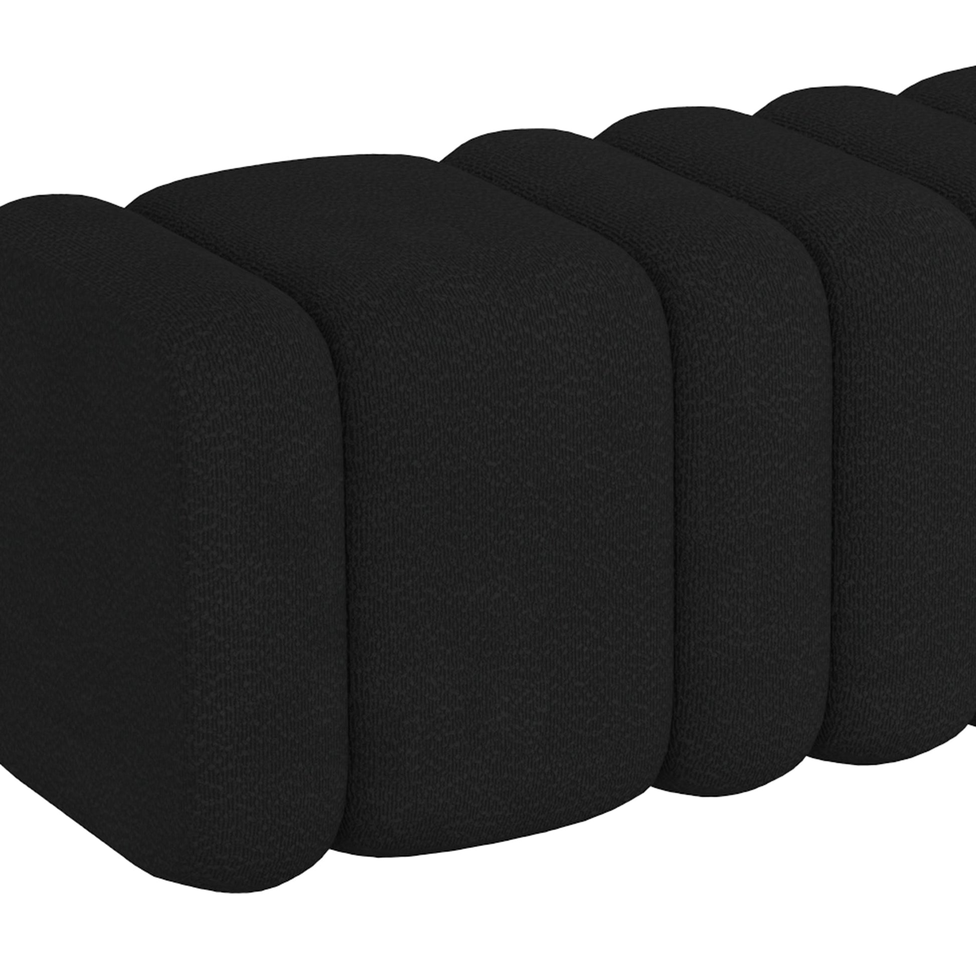 WorldwideRIGEL - LARGE OTTOMAN - BLACK