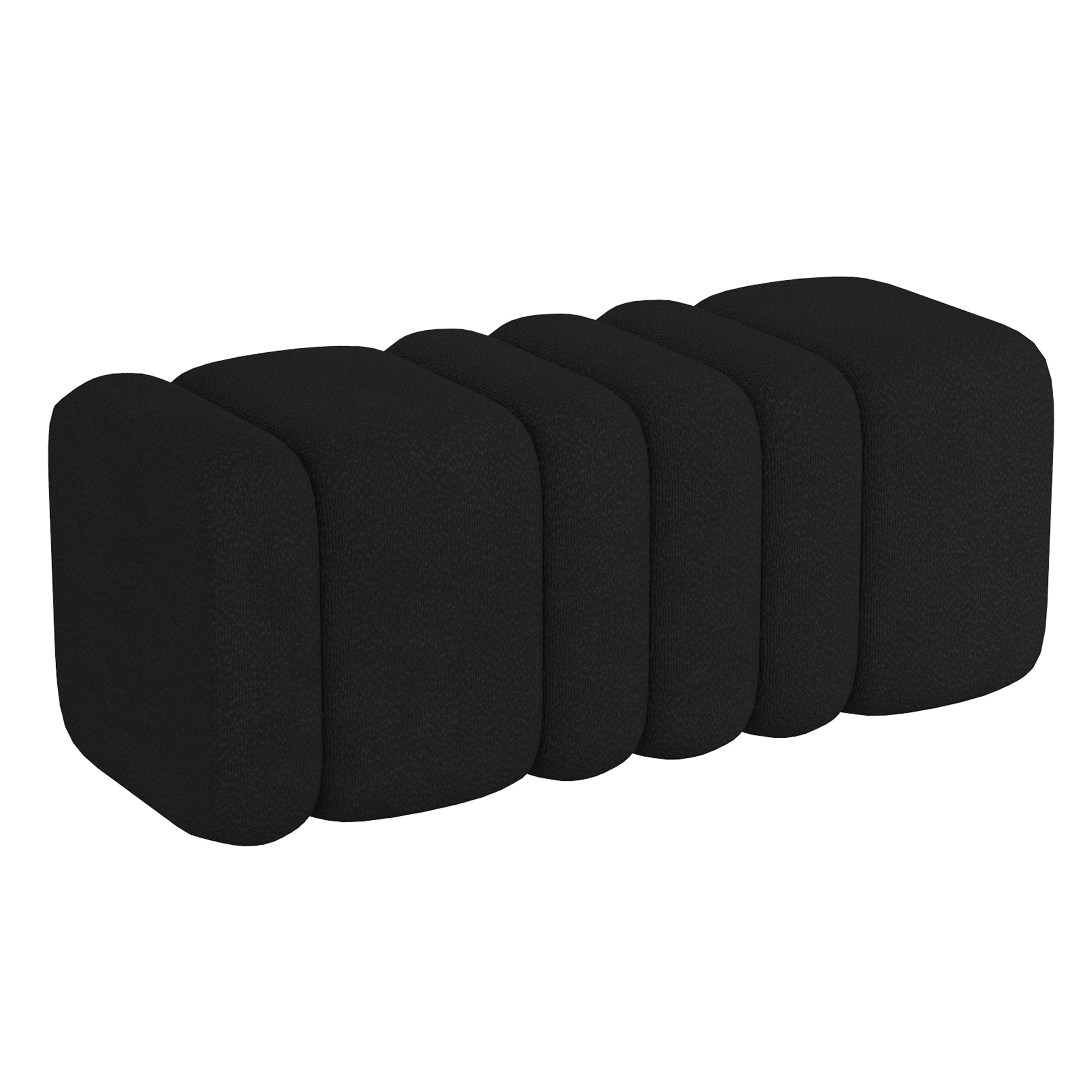 WorldwideRIGEL - LARGE OTTOMAN - BLACK