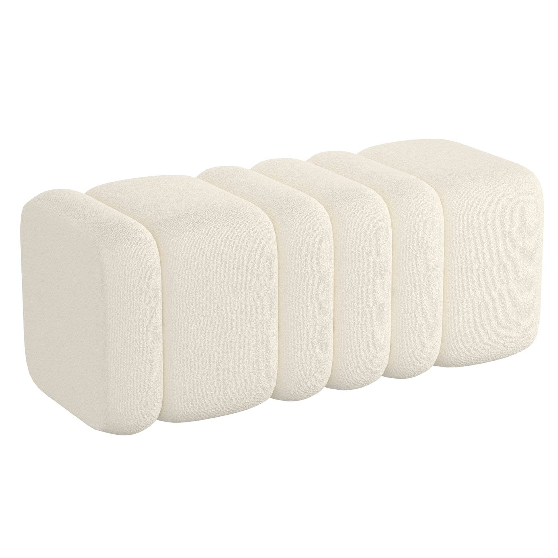 WorldwideRIGEL - LARGE OTTOMAN - IVORY