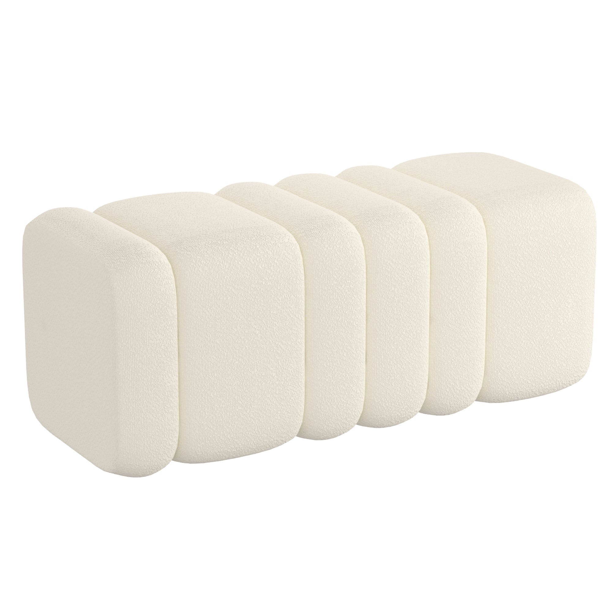WorldwideRIGEL - LARGE OTTOMAN - IVORY
