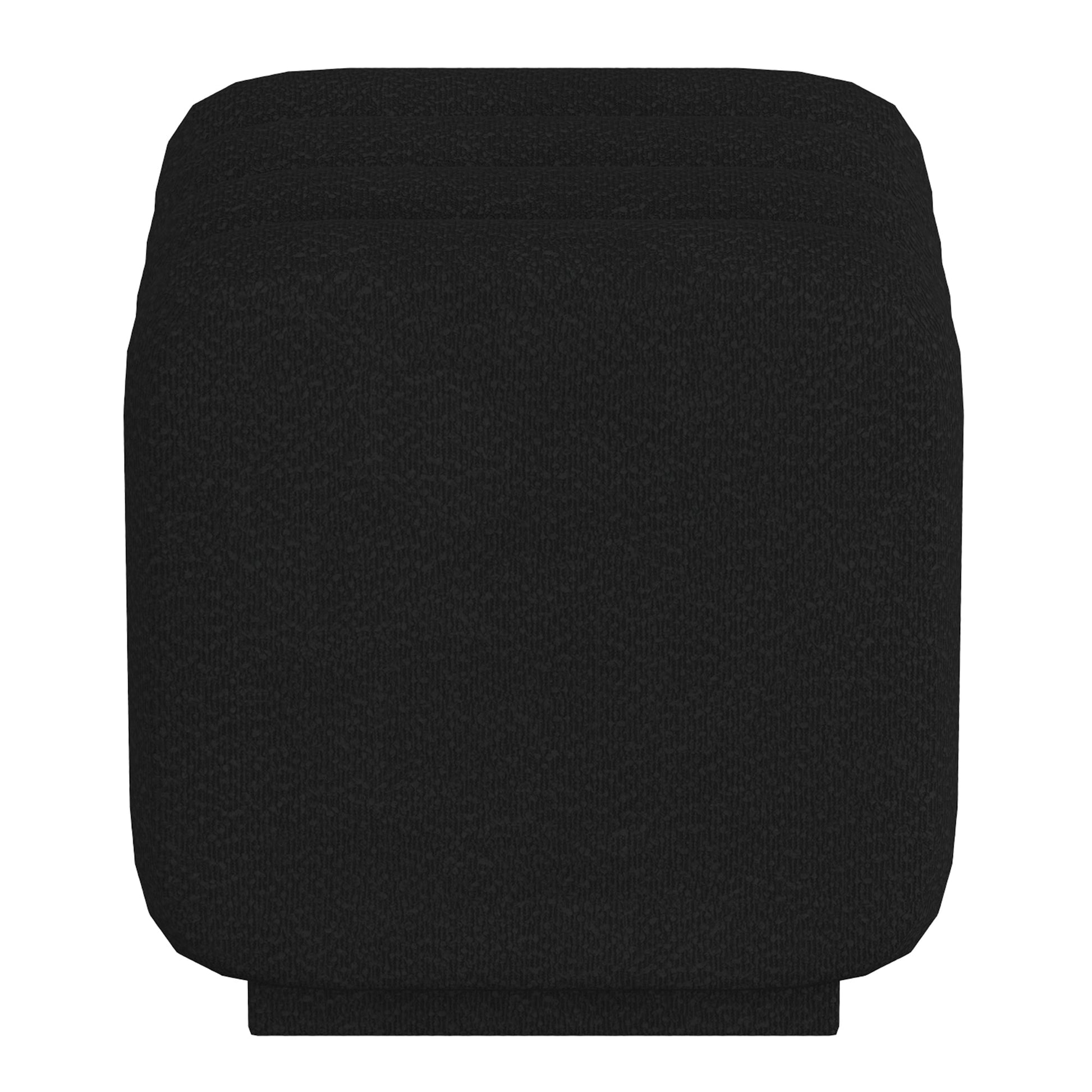 WorldwideRIGEL - SMALL OTTOMAN - BLACK