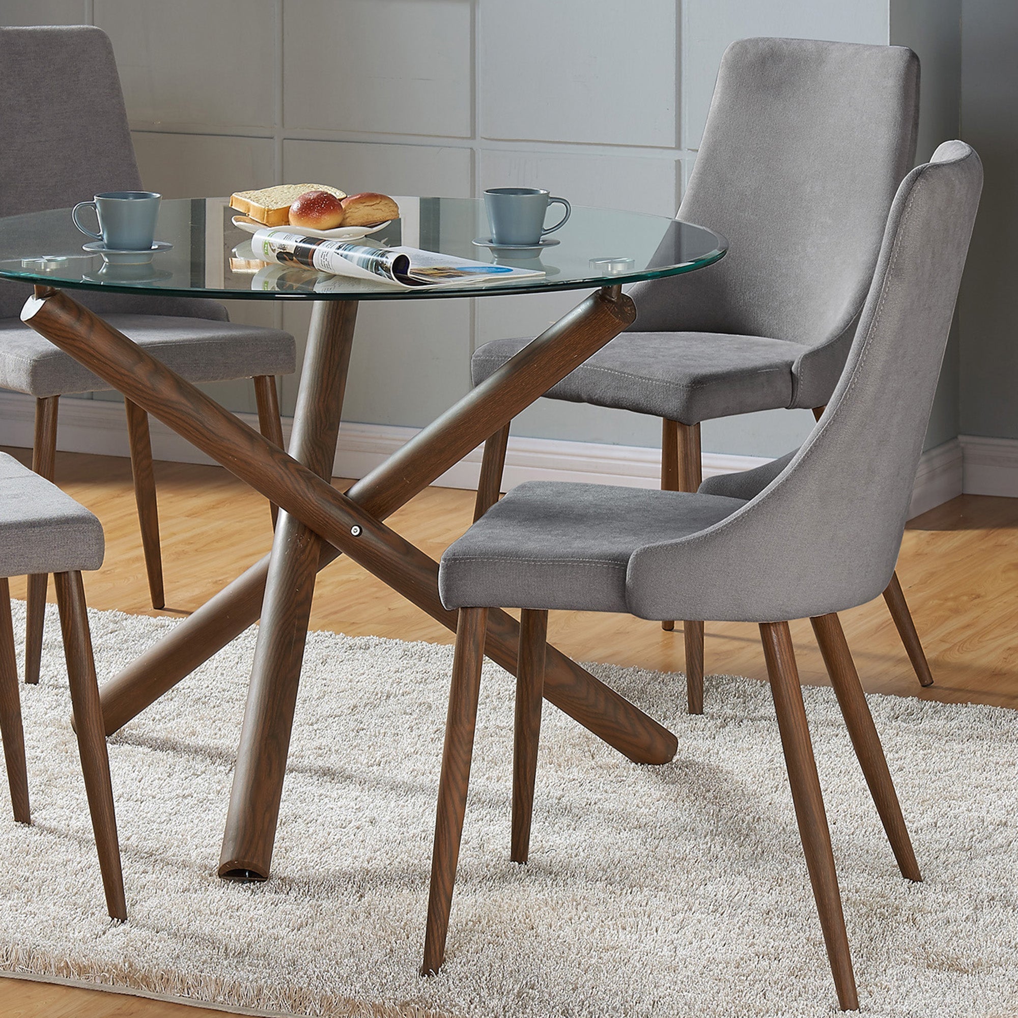 WorldwideROCCA_CORA GY - 5PC DINING SET