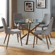 WorldwideROCCA_CORA GY - 5PC DINING SET