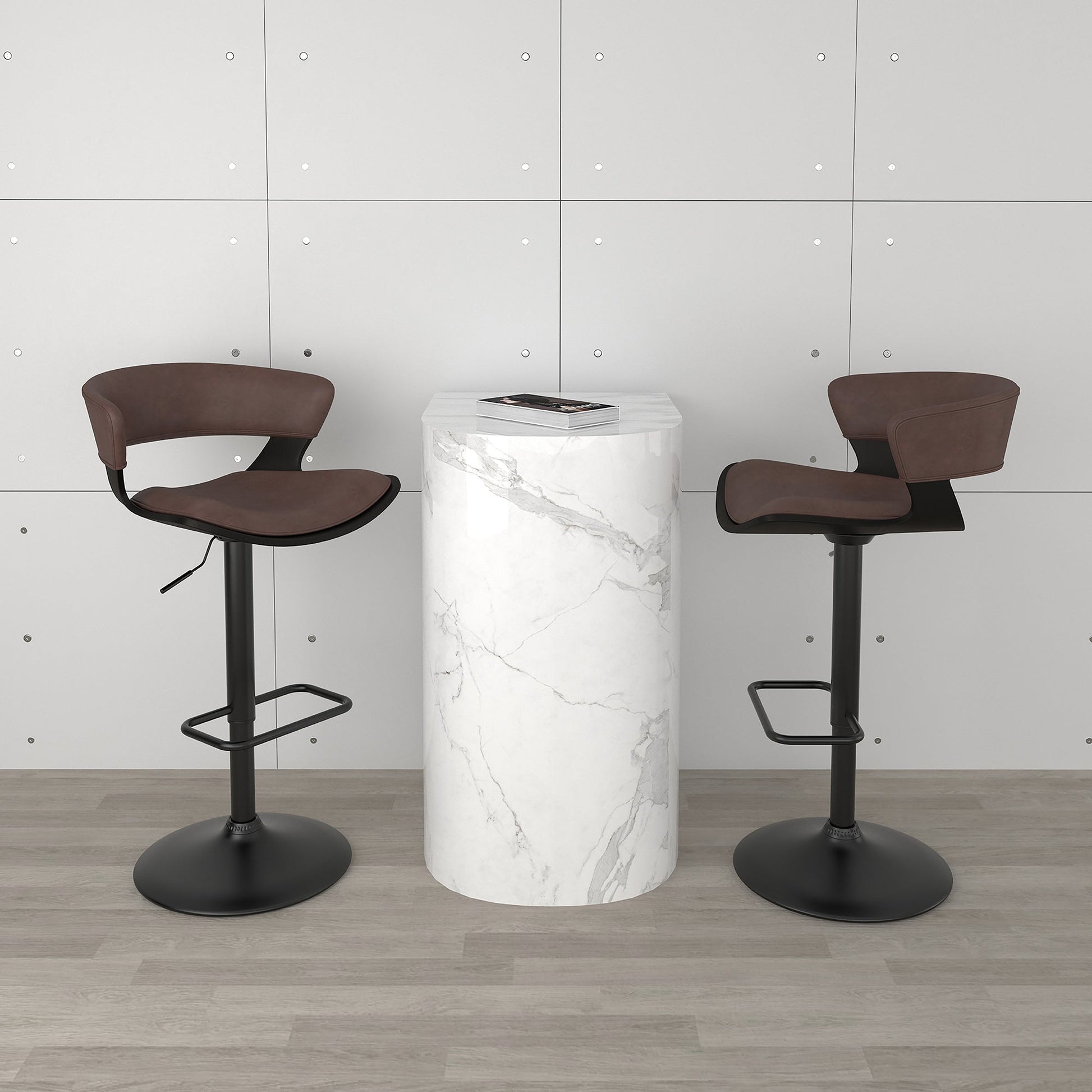 WorldwideROVER - AIR LIFT STOOL - BROWN