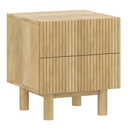 WorldwideSANGRA - 2 DRAWER ACCENT TABLE - NATURAL