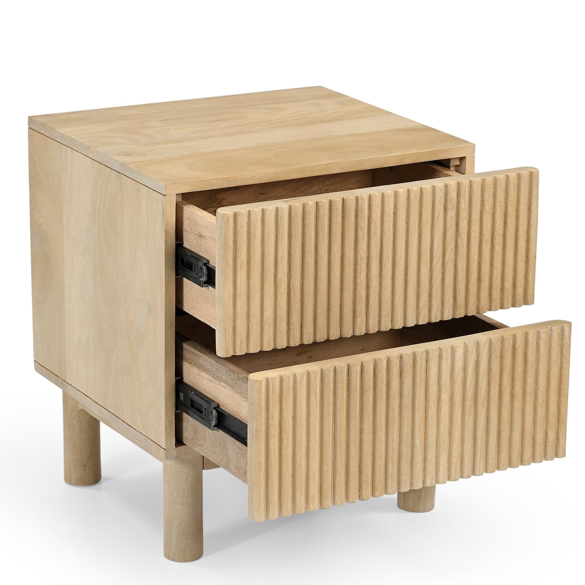 WorldwideSANGRA - 2 DRAWER ACCENT TABLE - NATURAL