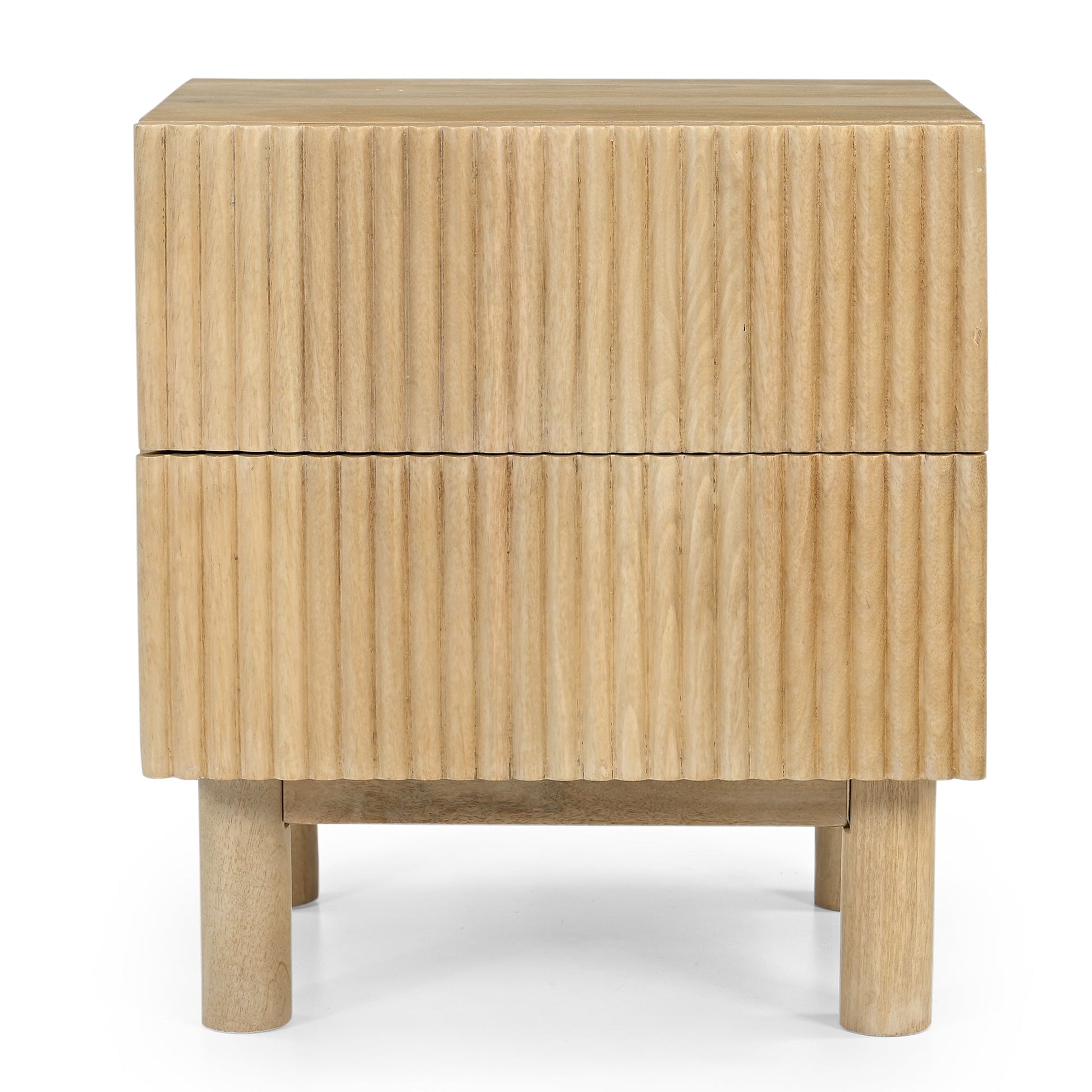WorldwideSANGRA - 2 DRAWER ACCENT TABLE - NATURAL