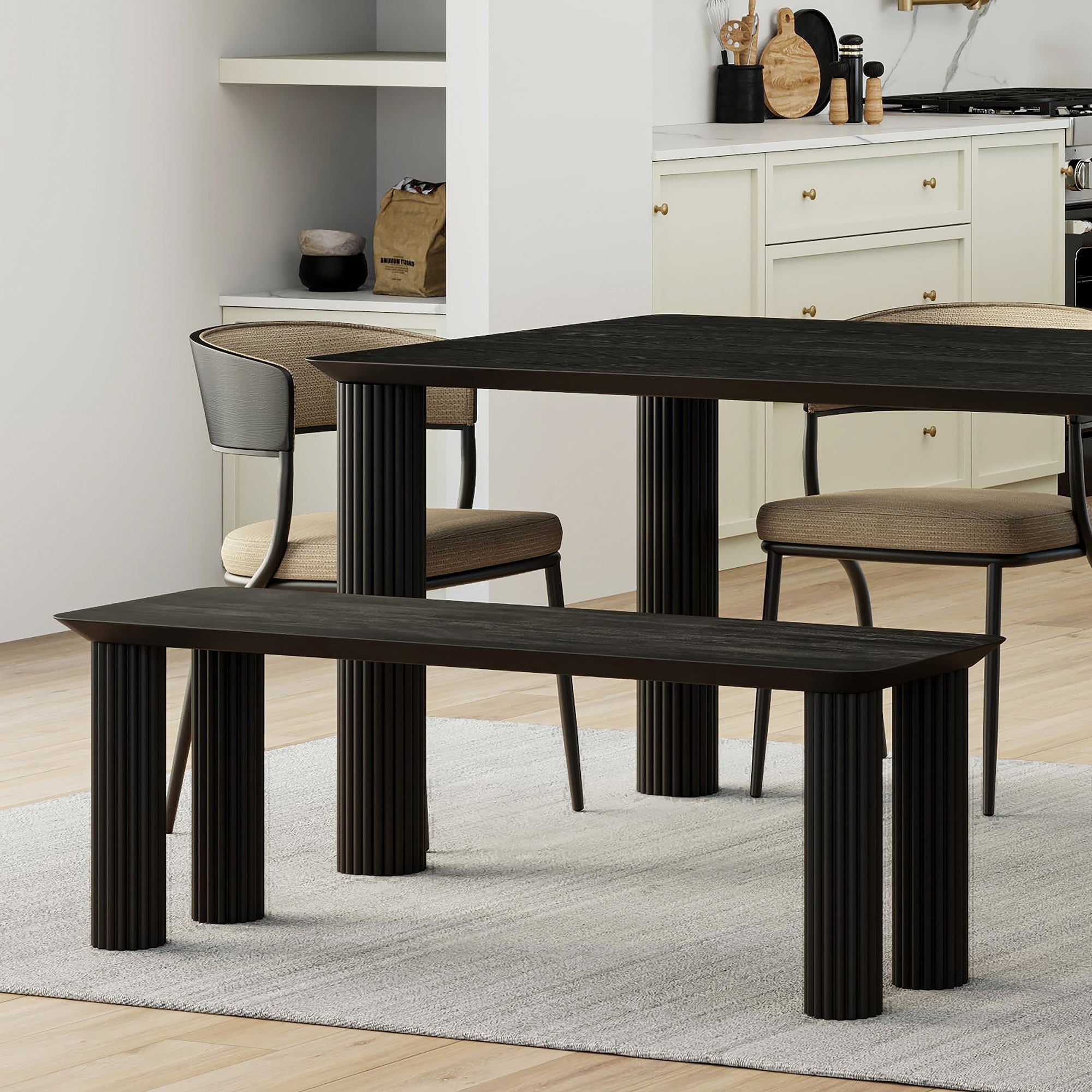 WorldwideSANGRA - 71" BENCH - BLACK