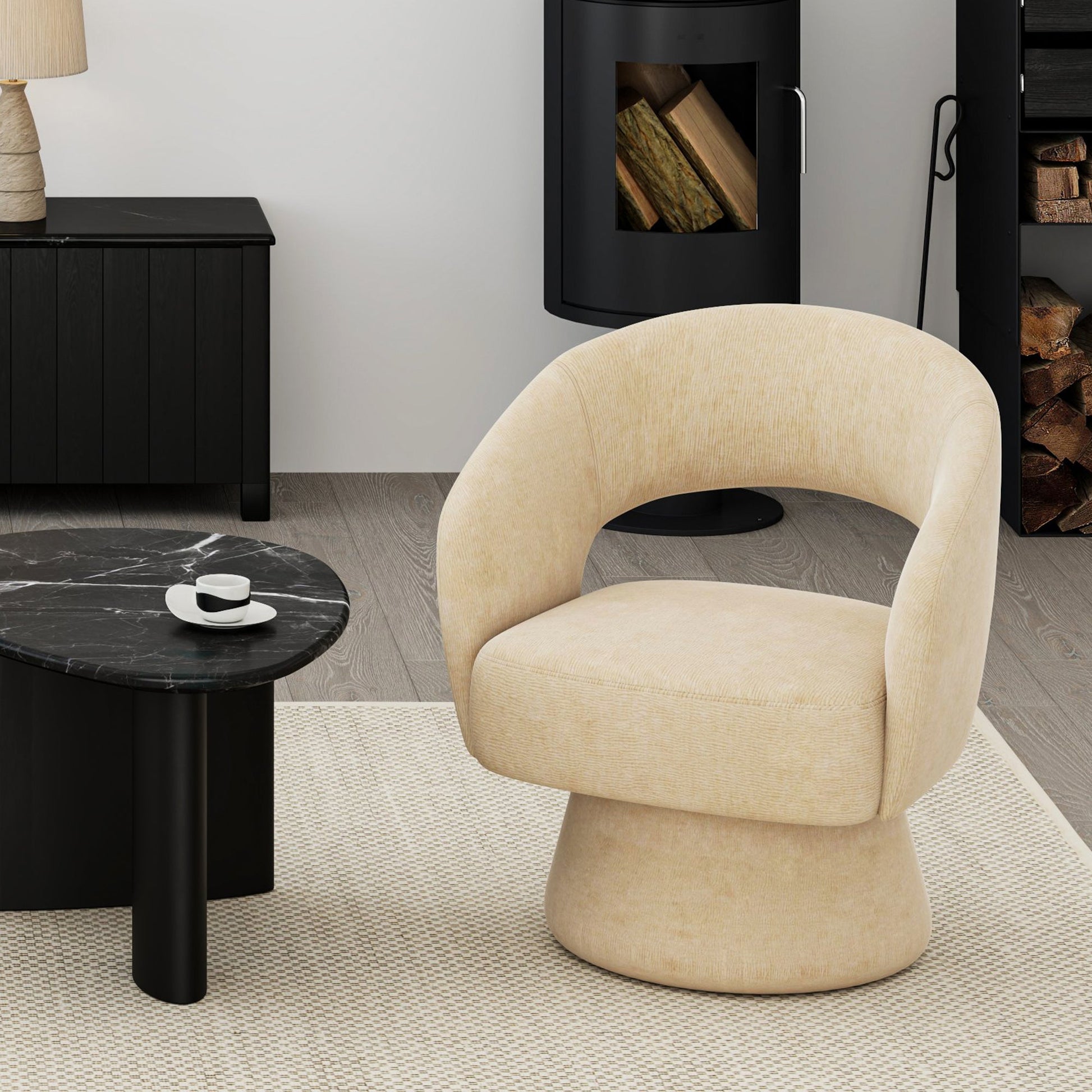 WorldwideSANTO - ACCENT CHAIR - BEIGE